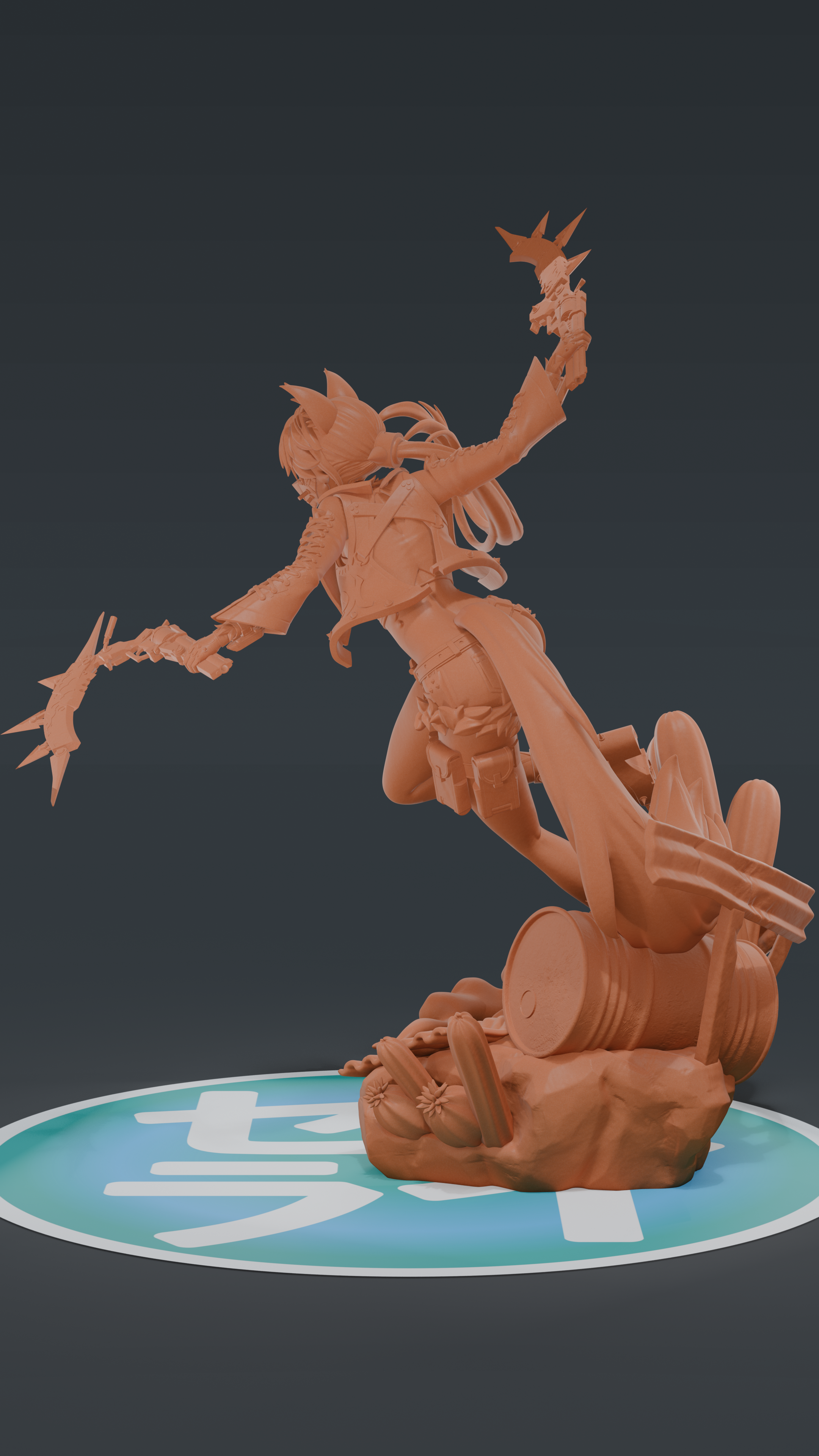 Pulchra - Zenless Zone Zero ZZZ | Custom Statue 3D printed figure