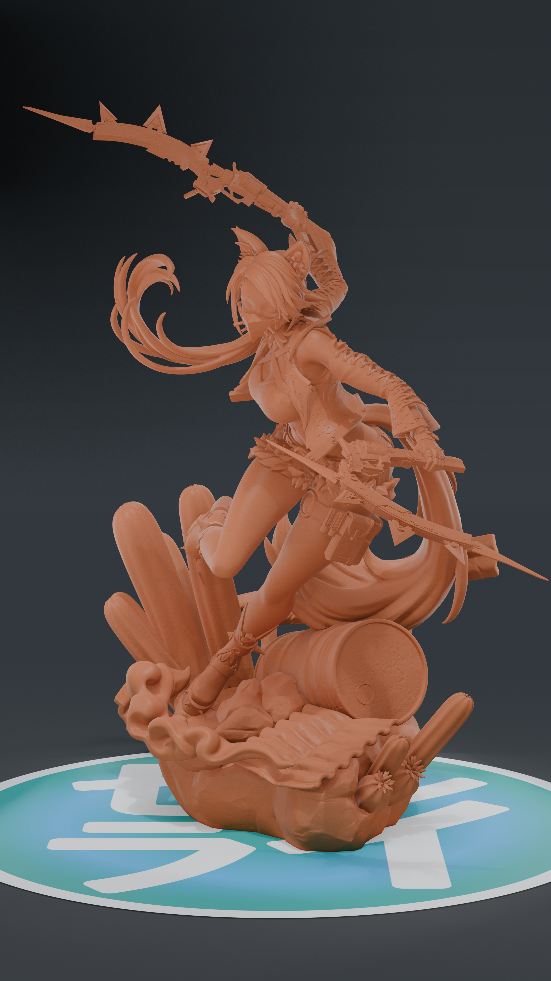 Pulchra - Zenless Zone Zero ZZZ | Custom Statue 3D printed figure