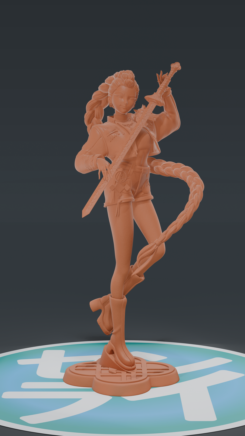 Rumi - KPOP Demon Hunters | Custom Statue 3D printed figure