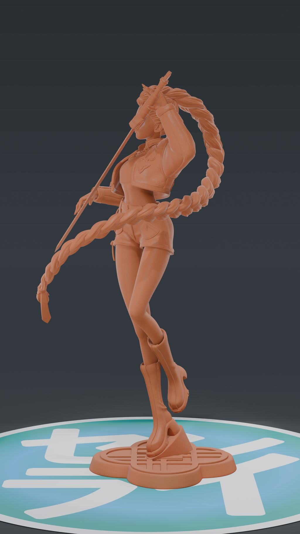 Rumi - KPOP Demon Hunters | Custom Statue 3D printed figure