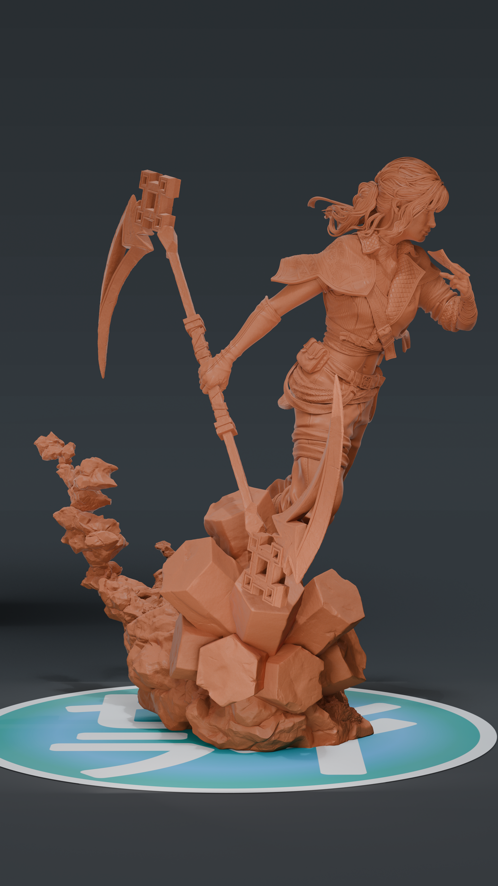 Sciel - Expedition 33 | Custom Statue 3D printed figure