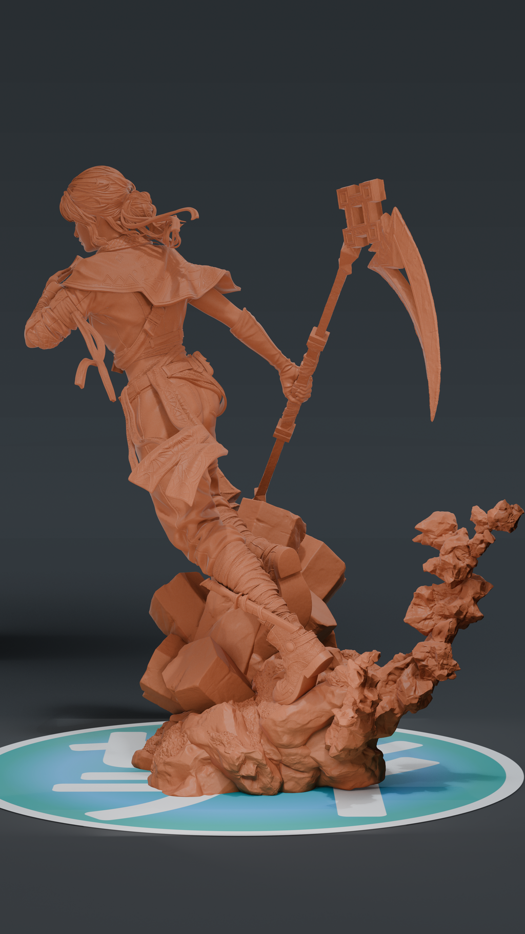 Sciel - Expedition 33 | Custom Statue 3D printed figure