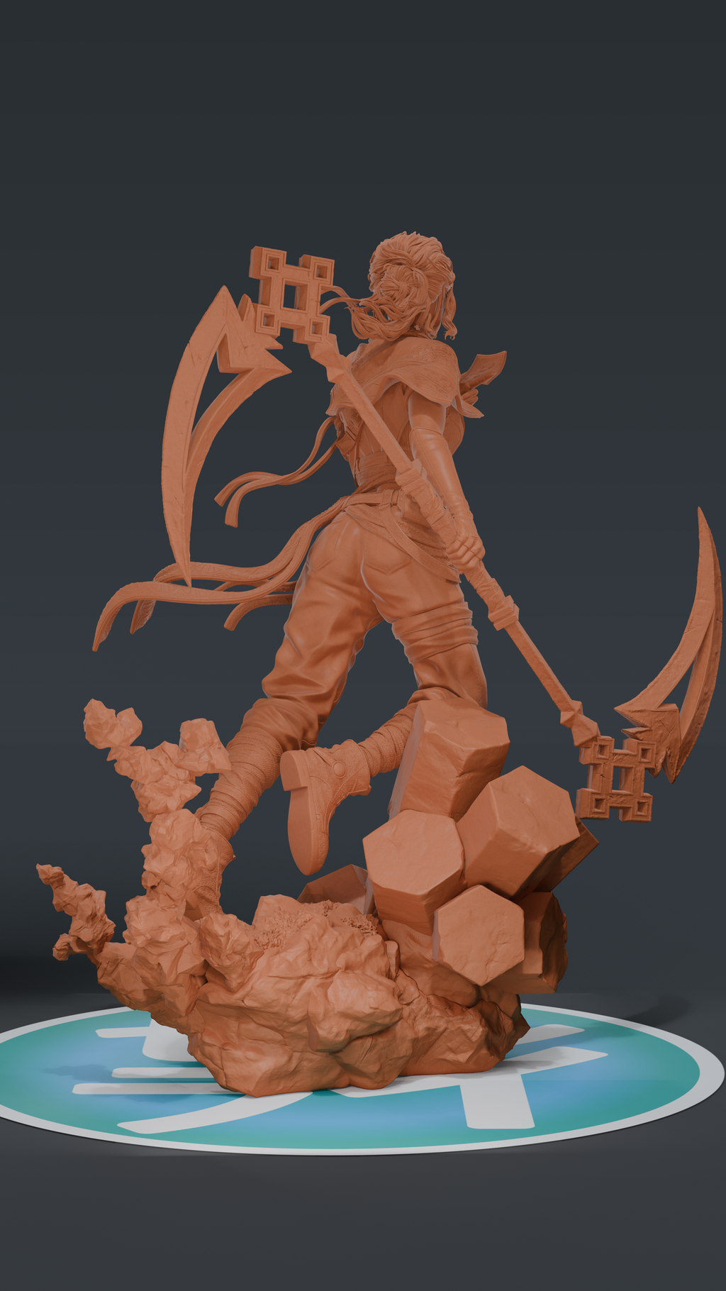 Sciel - Expedition 33 | Custom Statue 3D printed figure
