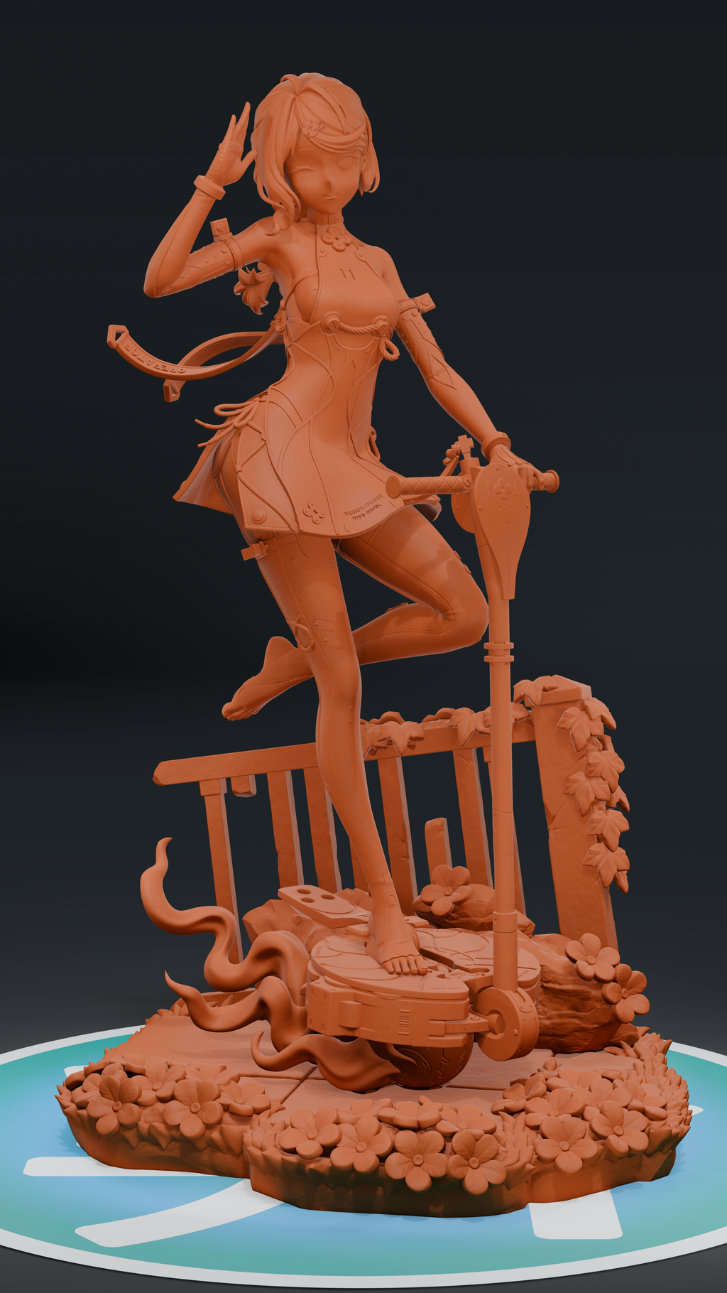 Seed Jr - Zenless Zone Zero ZZZ | Custom Statue 3D printed figure