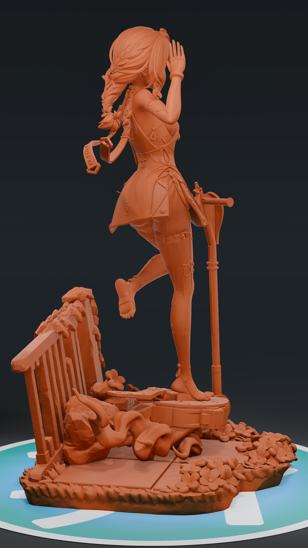 Seed Jr - Zenless Zone Zero ZZZ | Custom Statue 3D printed figure