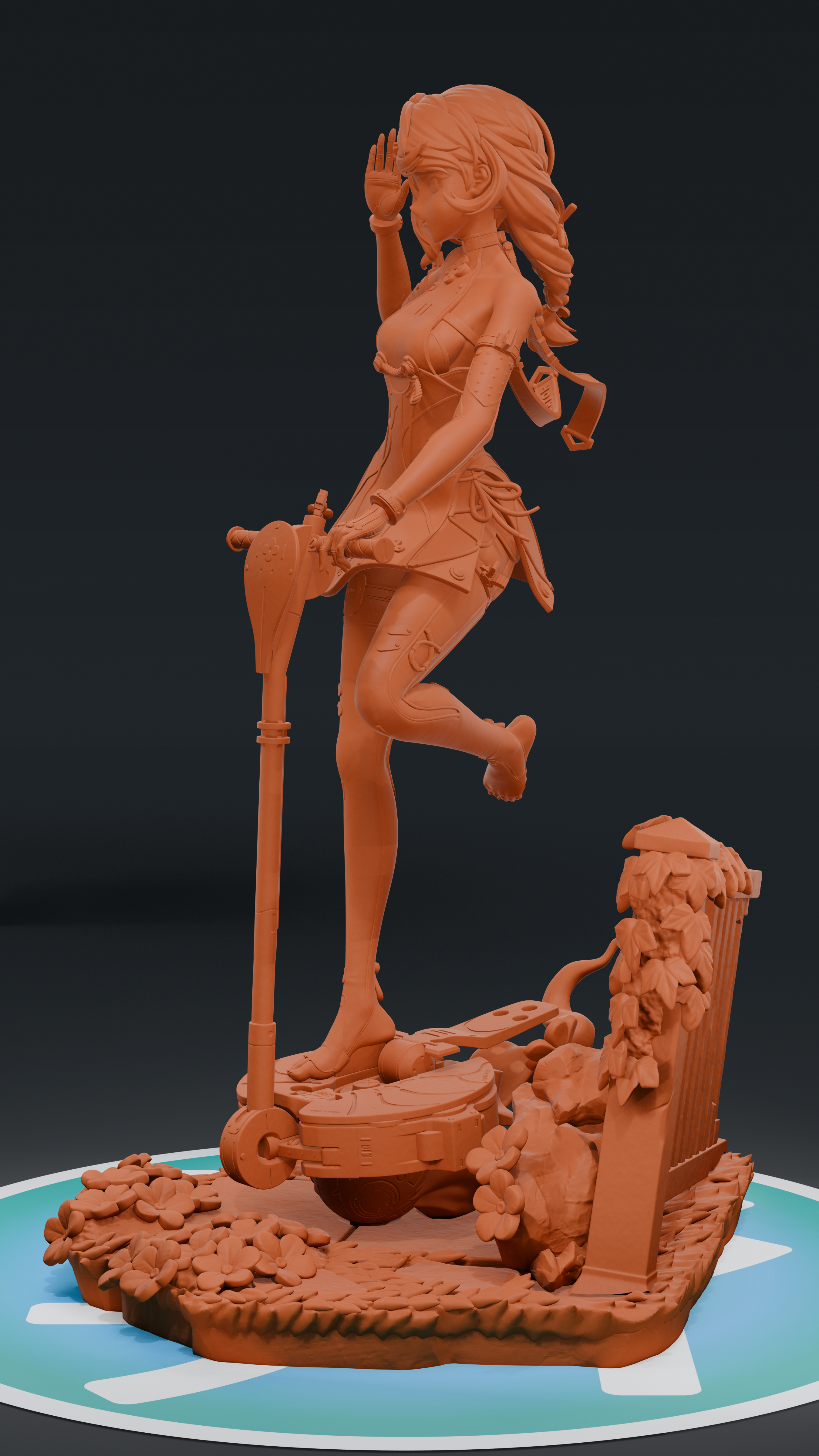 Seed Jr - Zenless Zone Zero ZZZ | Custom Statue 3D printed figure