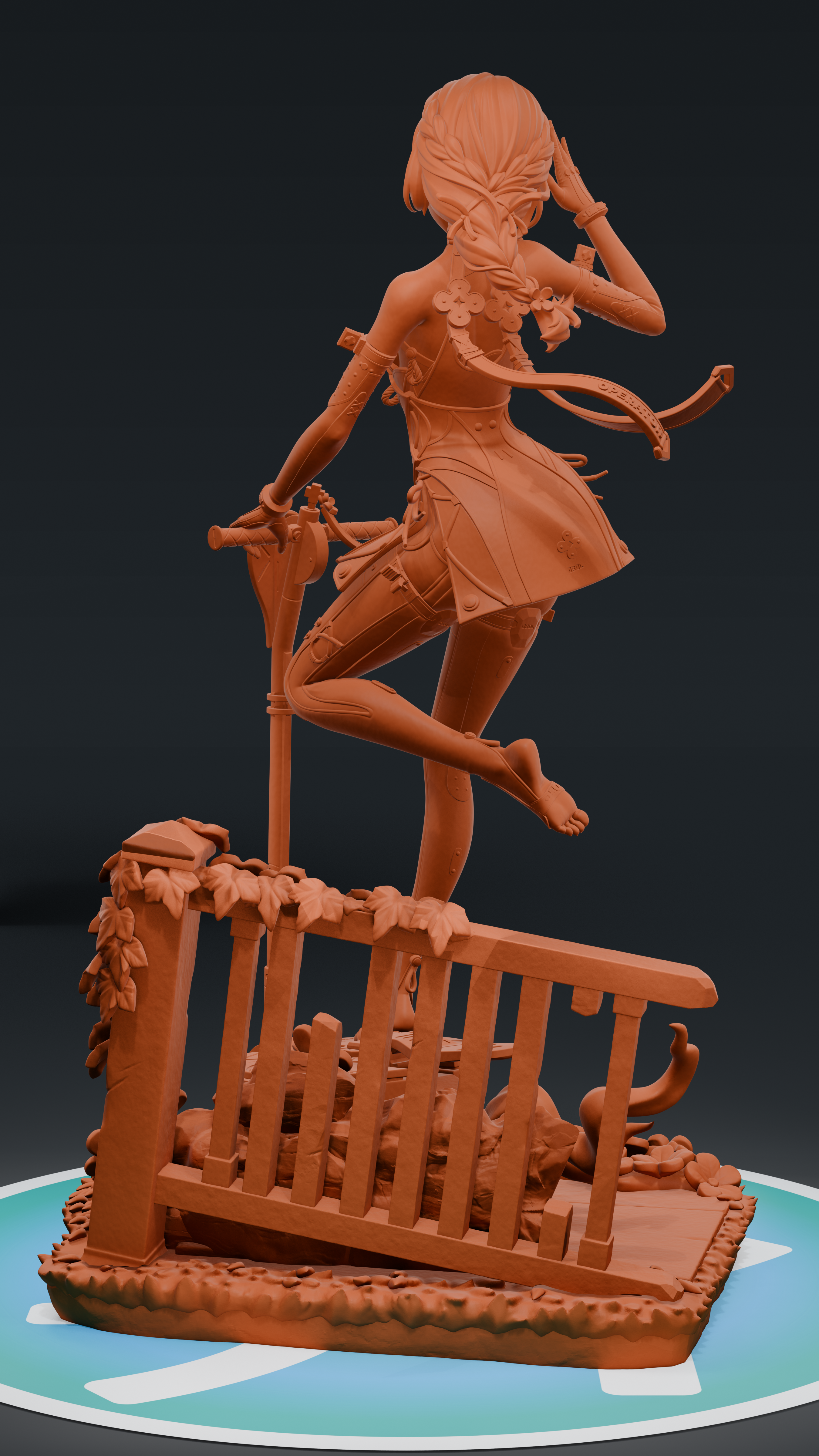 Seed Jr - Zenless Zone Zero ZZZ | Custom Statue 3D printed figure