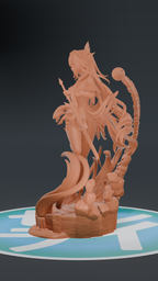 Skirk - Genshin Impact | Custom Statue 3D printed figure