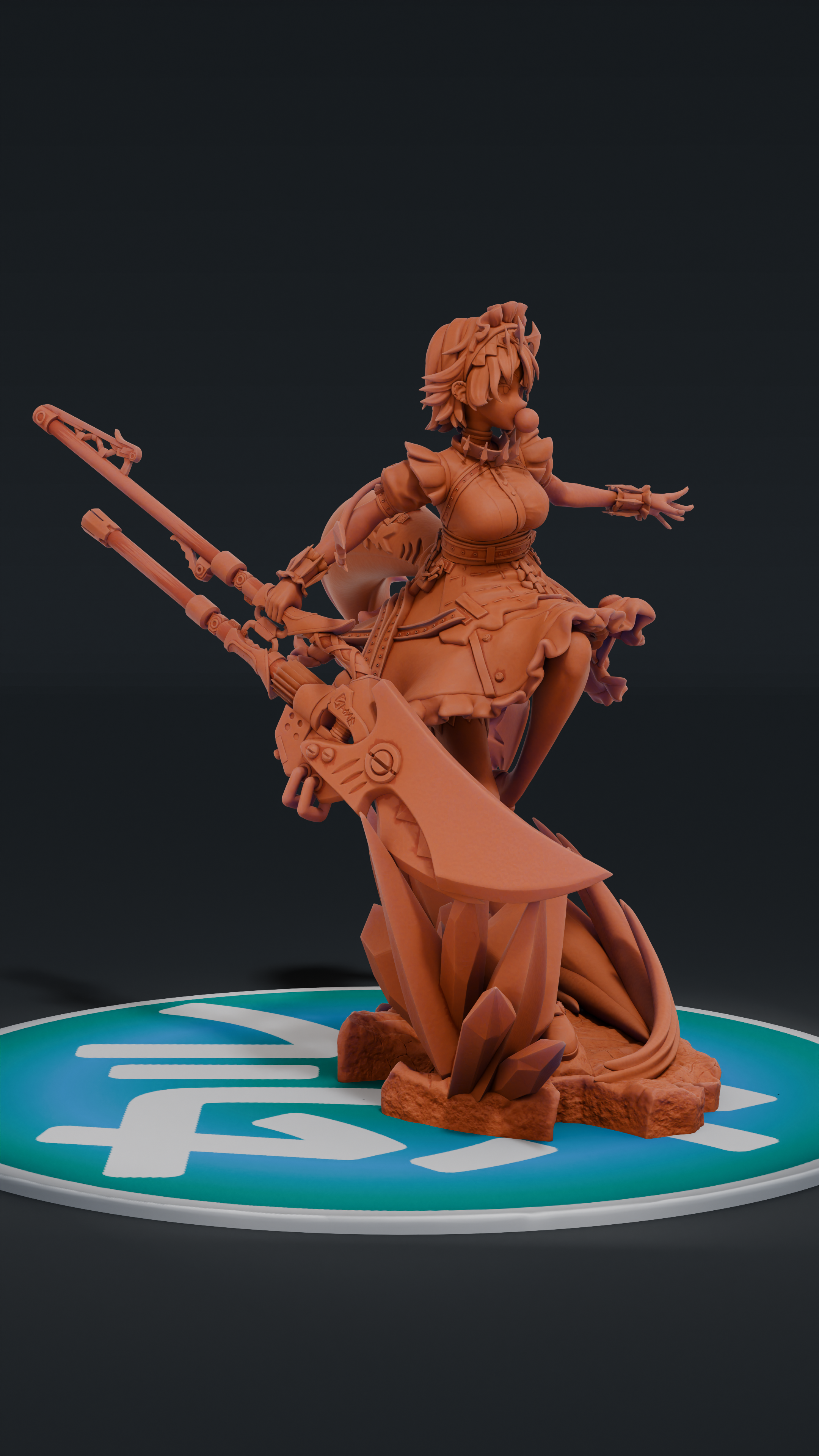 Ellen Joe - Zenless Zone Zero ZZZ | Custom Statue 3D printed figure