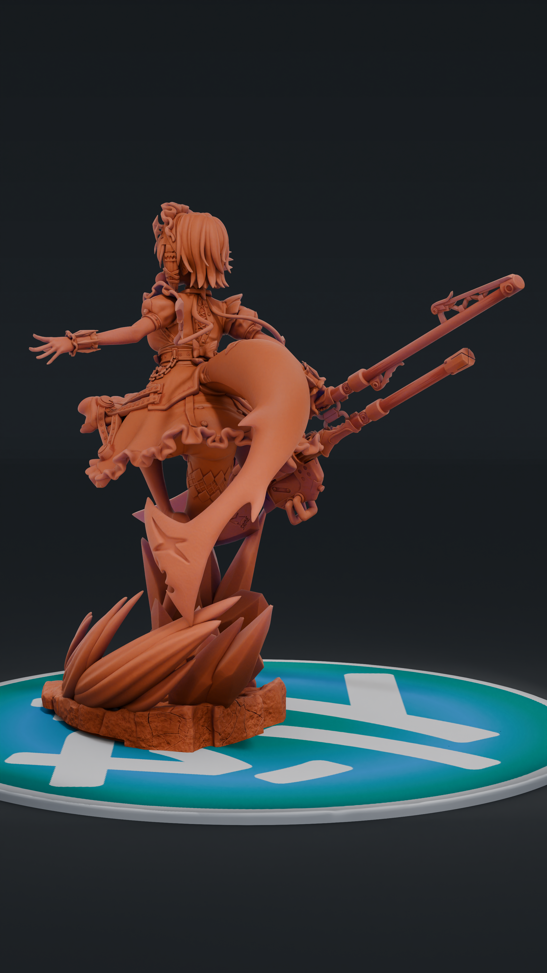 Ellen Joe - Zenless Zone Zero ZZZ | Custom Statue 3D printed figure