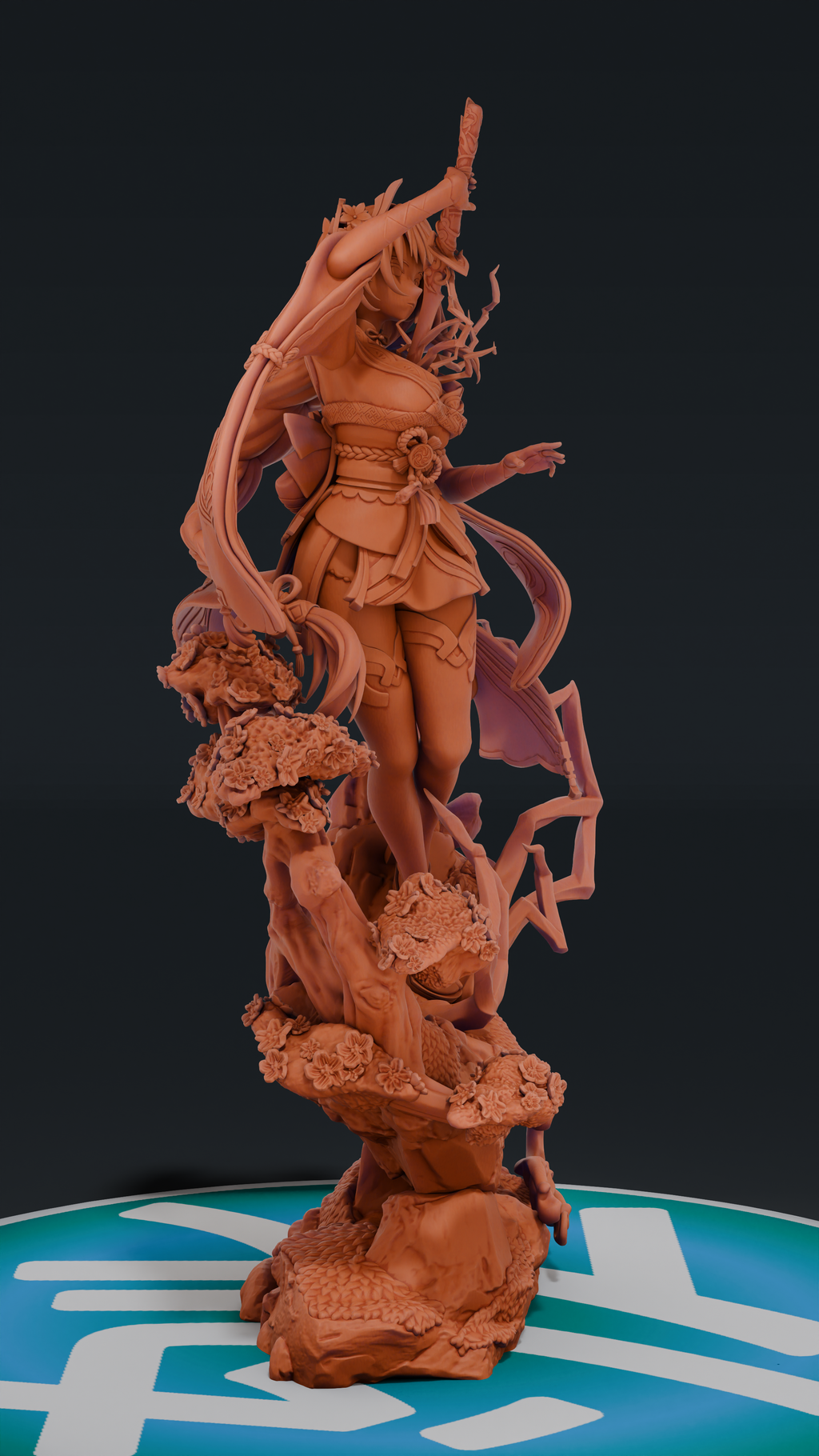 Raiden Shogun - Genshin Impact | Custom Statue 3D printed figure