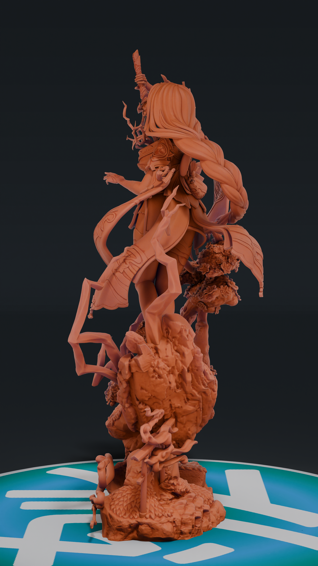 Raiden Shogun - Genshin Impact | Custom Statue 3D printed figure