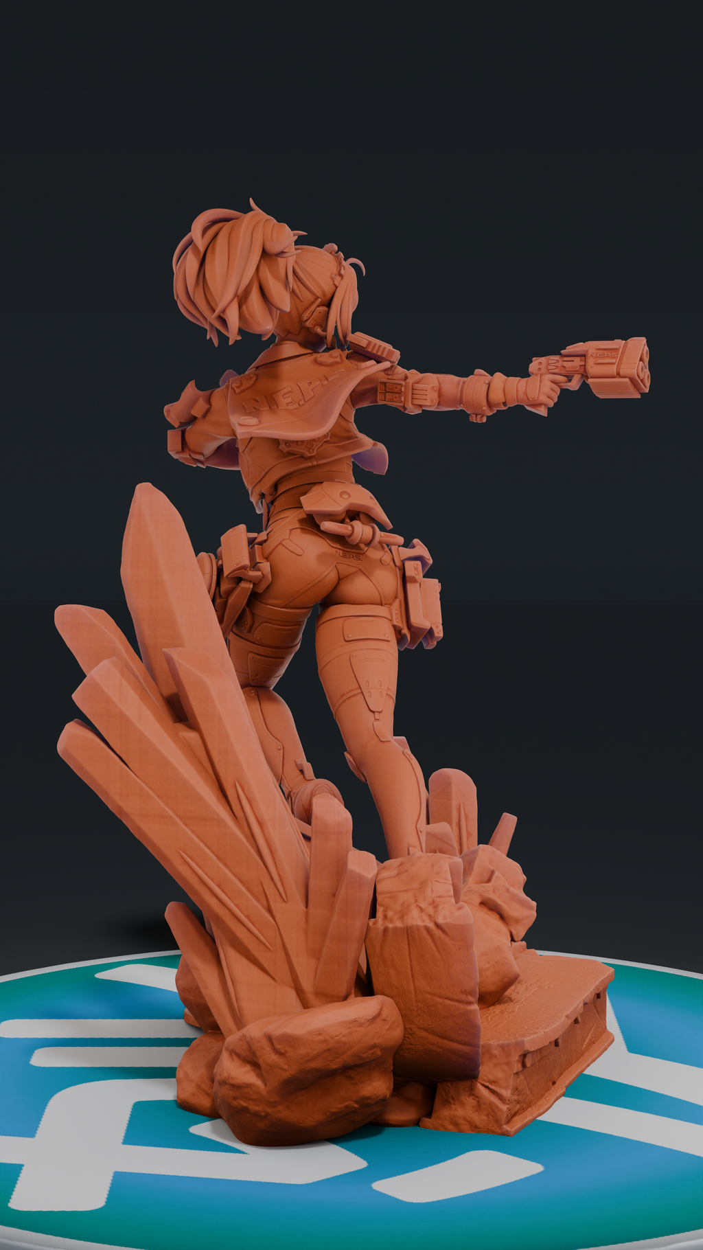 Zhu Yuan - Zenless Zone Zero ZZZ | Custom Statue 3D printed figure