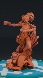 Zhu Yuan - Zenless Zone Zero ZZZ | Custom Statue 3D printed figure