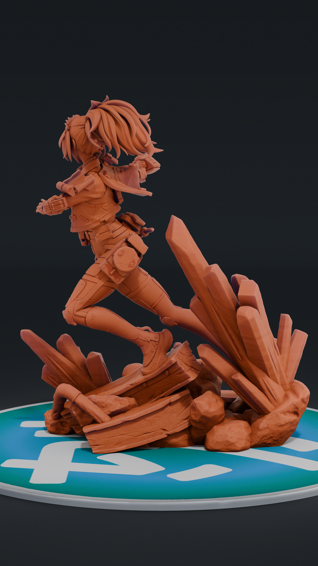 Zhu Yuan - Zenless Zone Zero ZZZ | Custom Statue 3D printed figure