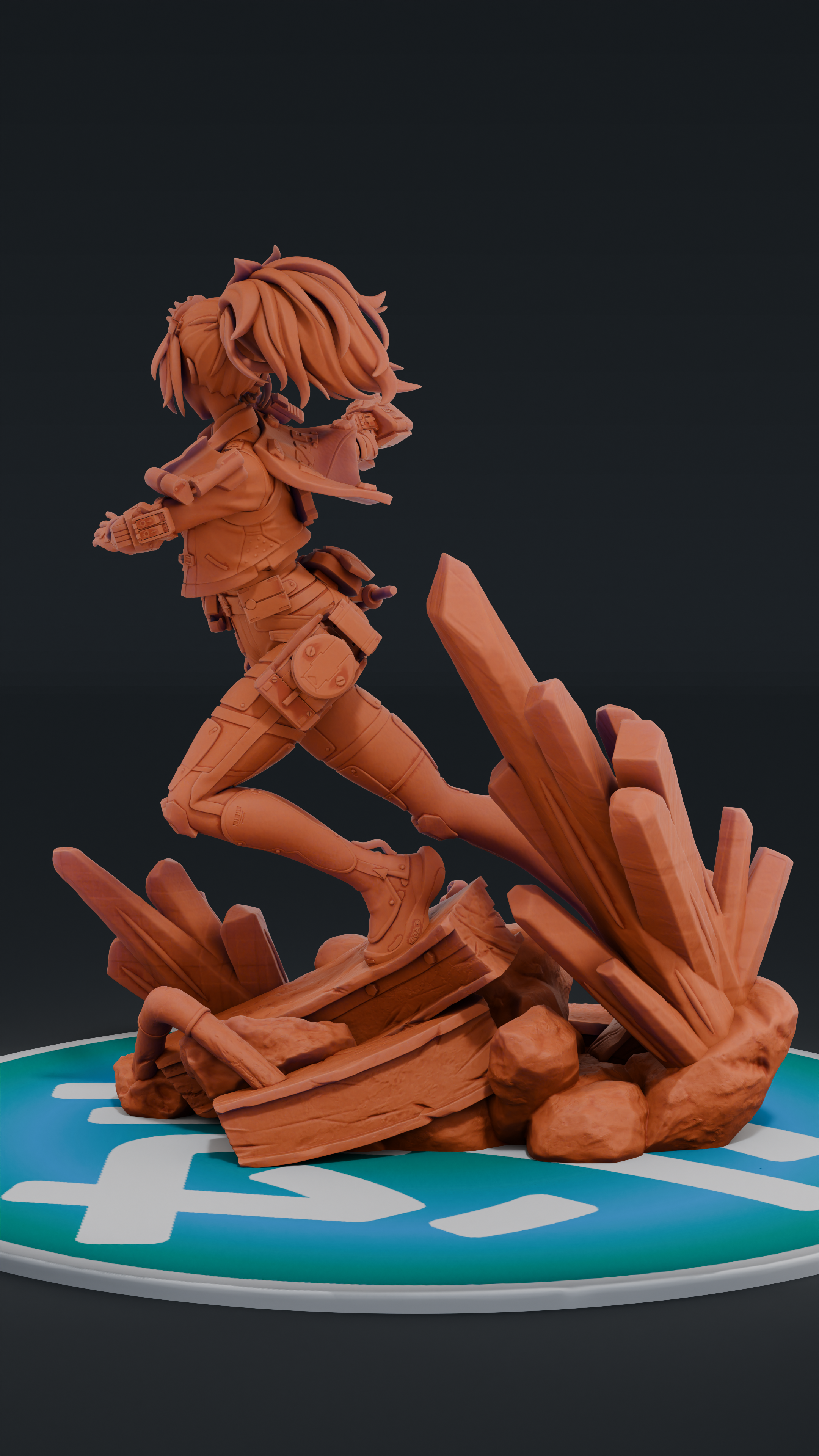 Zhu Yuan - Zenless Zone Zero ZZZ | Custom Statue 3D printed figure