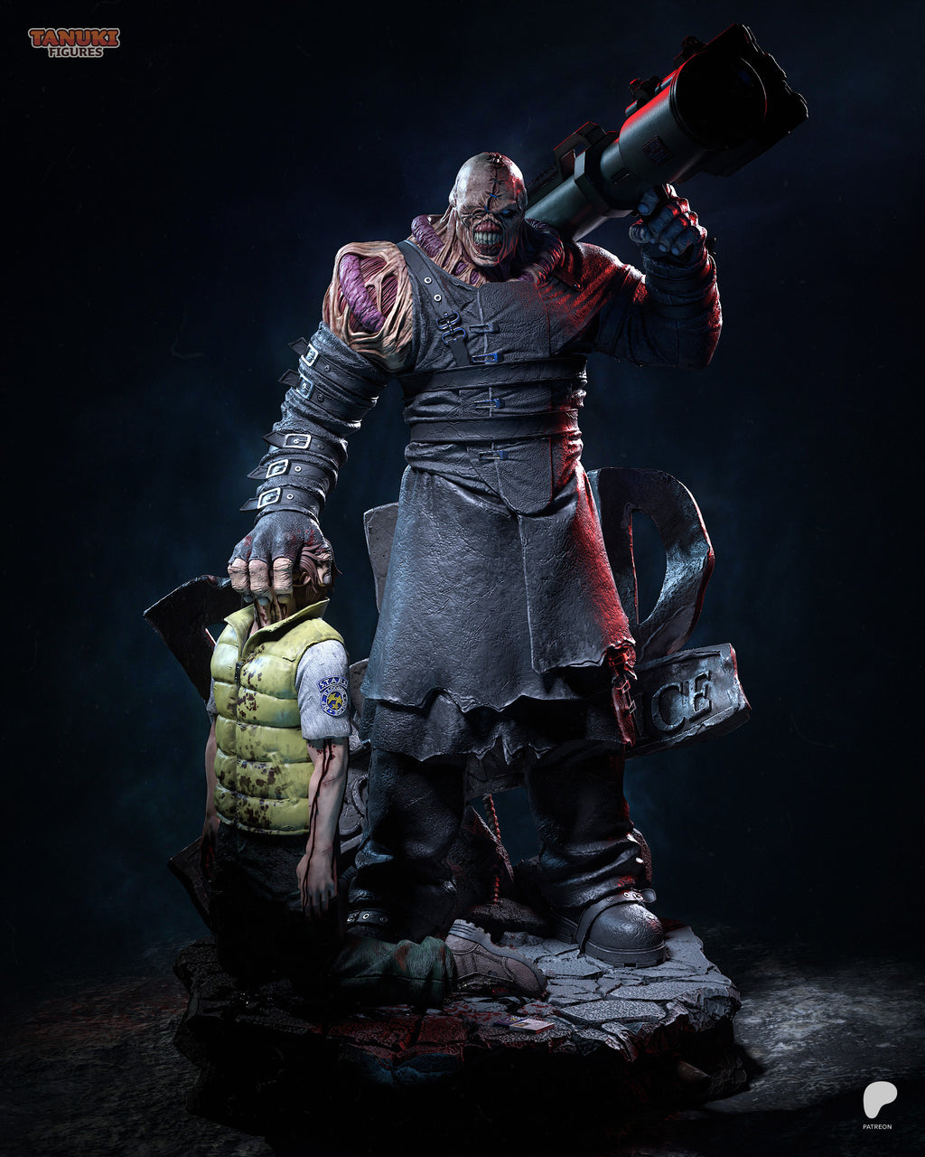 Nemesis - Residen Evil 3| Custom Statue 3D printed figure
