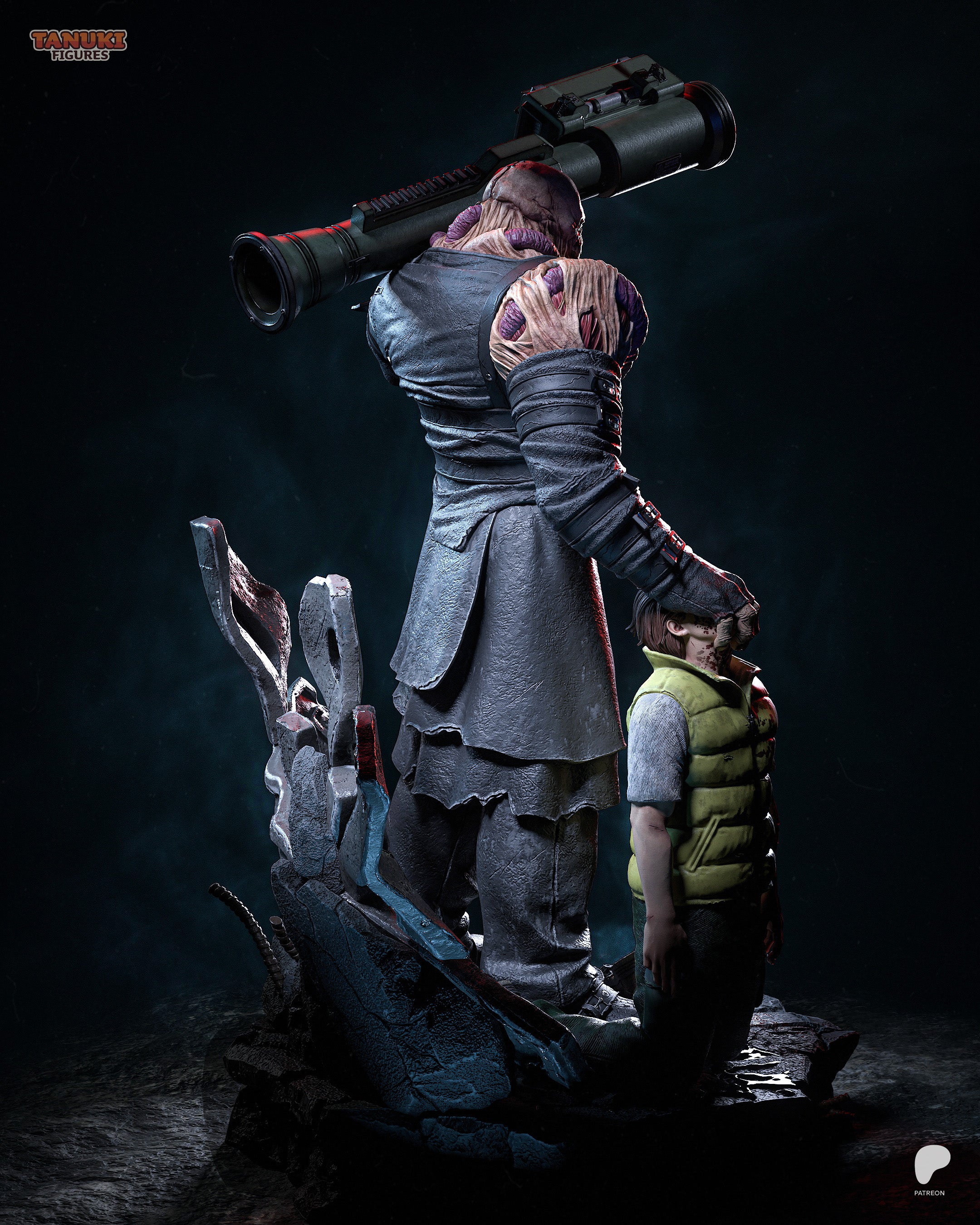 Nemesis - Residen Evil 3| Custom Statue 3D printed figure