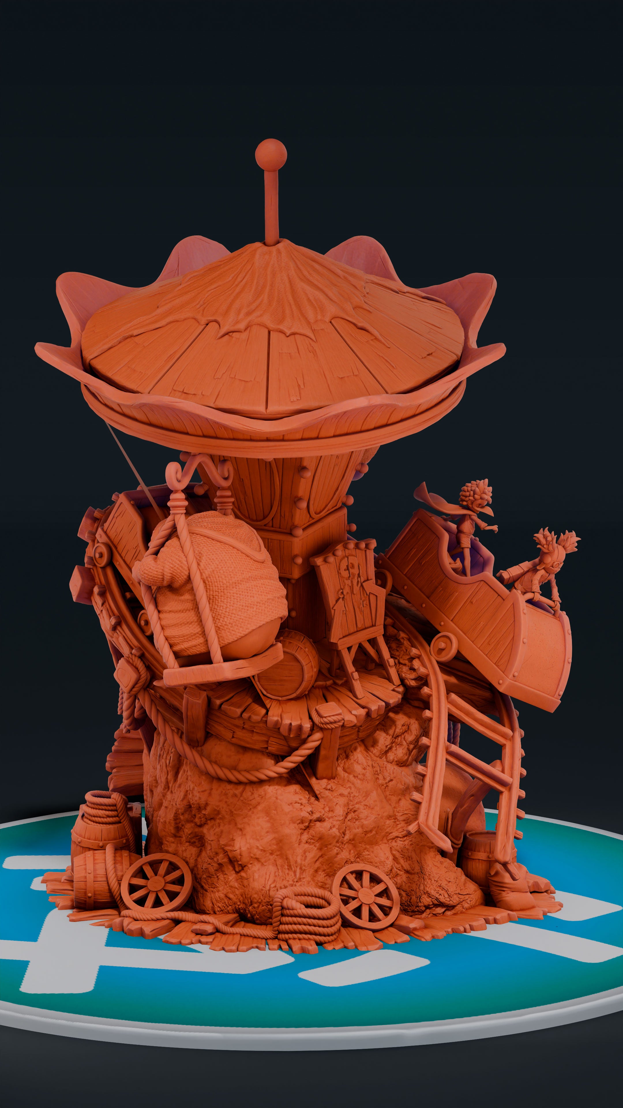 Little Nightmares 3 Diorama - Little Nightmares | Custom Statue 3D printed figure