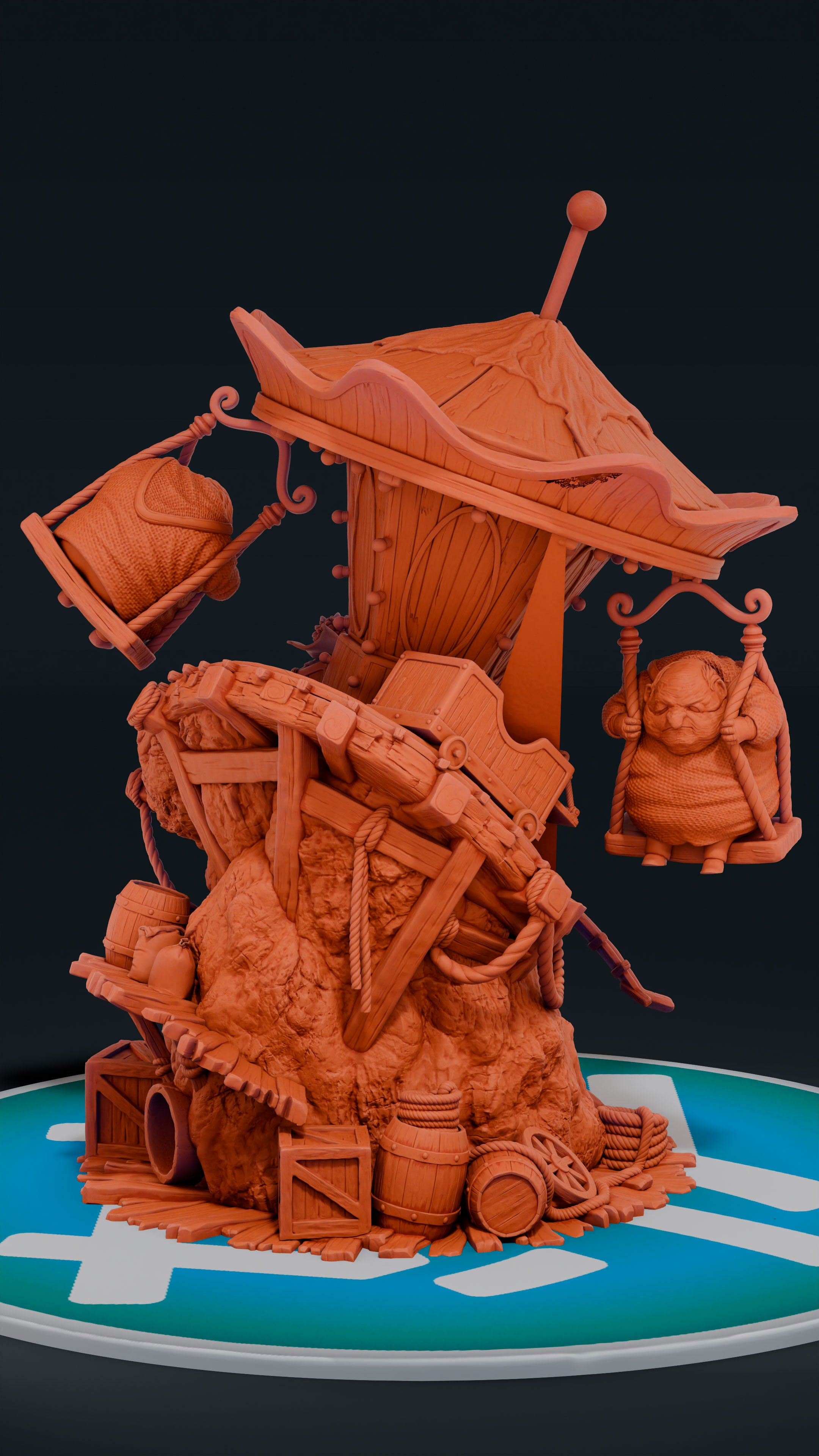 Little Nightmares 3 Diorama - Little Nightmares | Custom Statue 3D printed figure