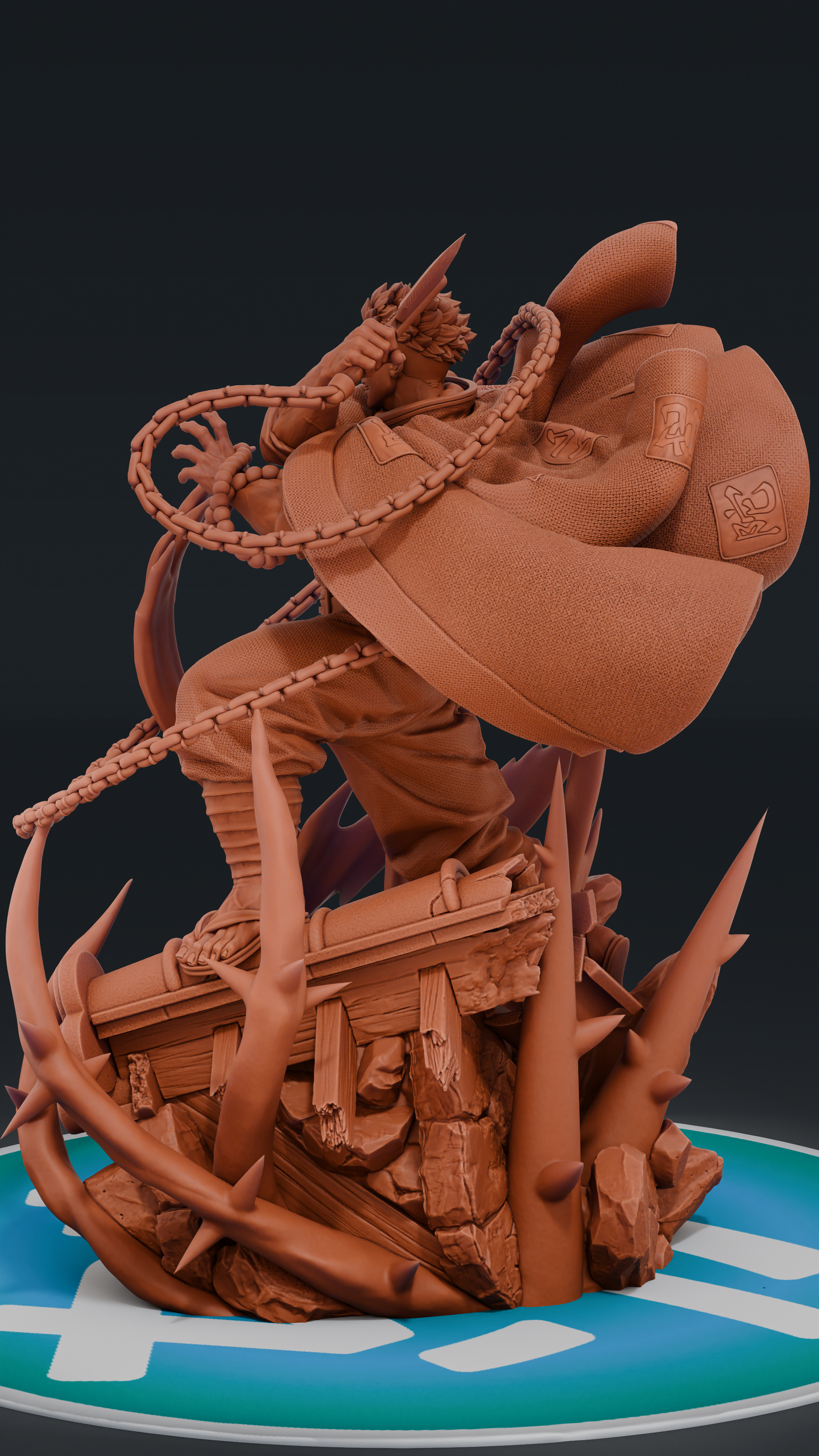 Gyomei - Kimetsu no Yaiba | Custom Statue 3D printed figure