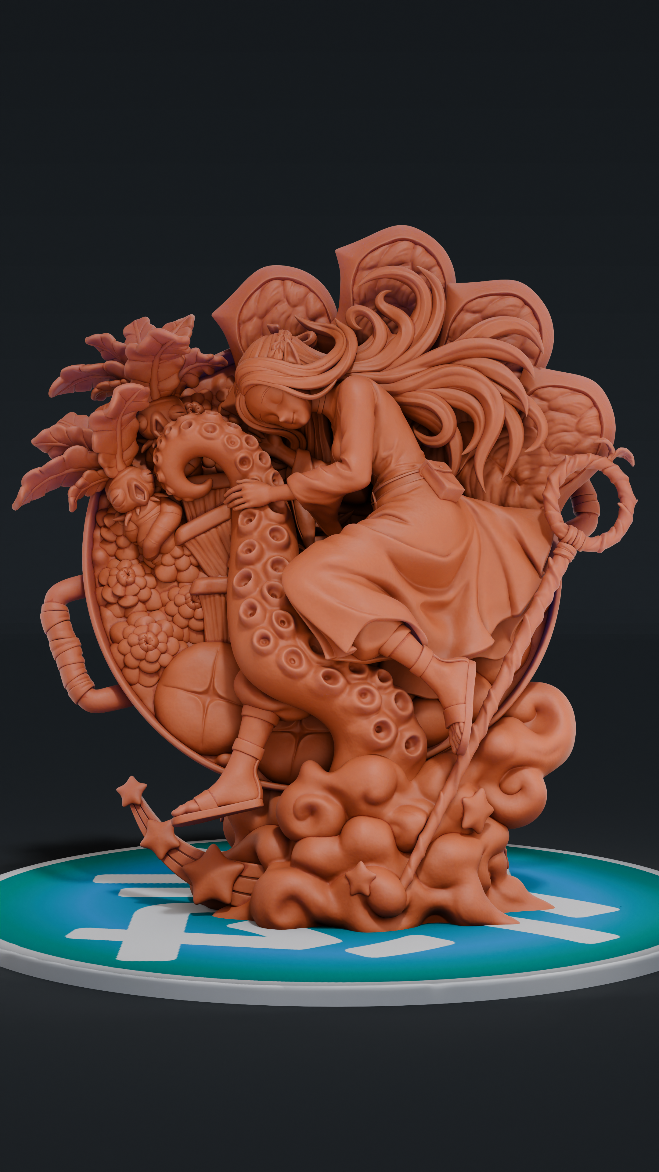 Marcille - Dungeon Meshi | Custom Statue 3D printed figure