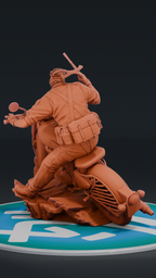 Naked Snake - Metal Gear Solid Delta | Custom Statue 3D printed figure