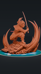 Sanemi - Kimetsu no Yaiba | Custom Statue 3D printed figure