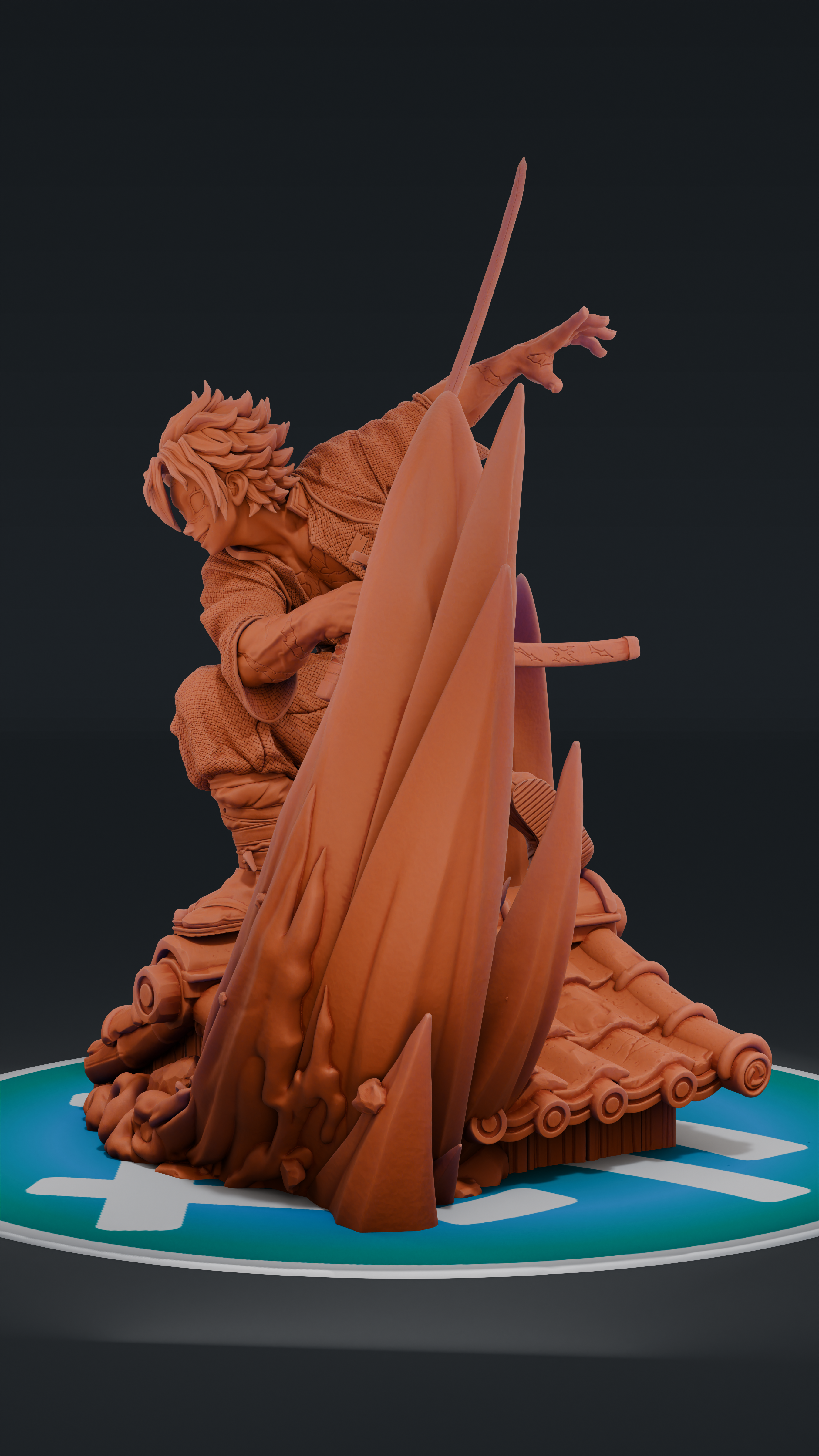 Sanemi - Kimetsu no Yaiba | Custom Statue 3D printed figure