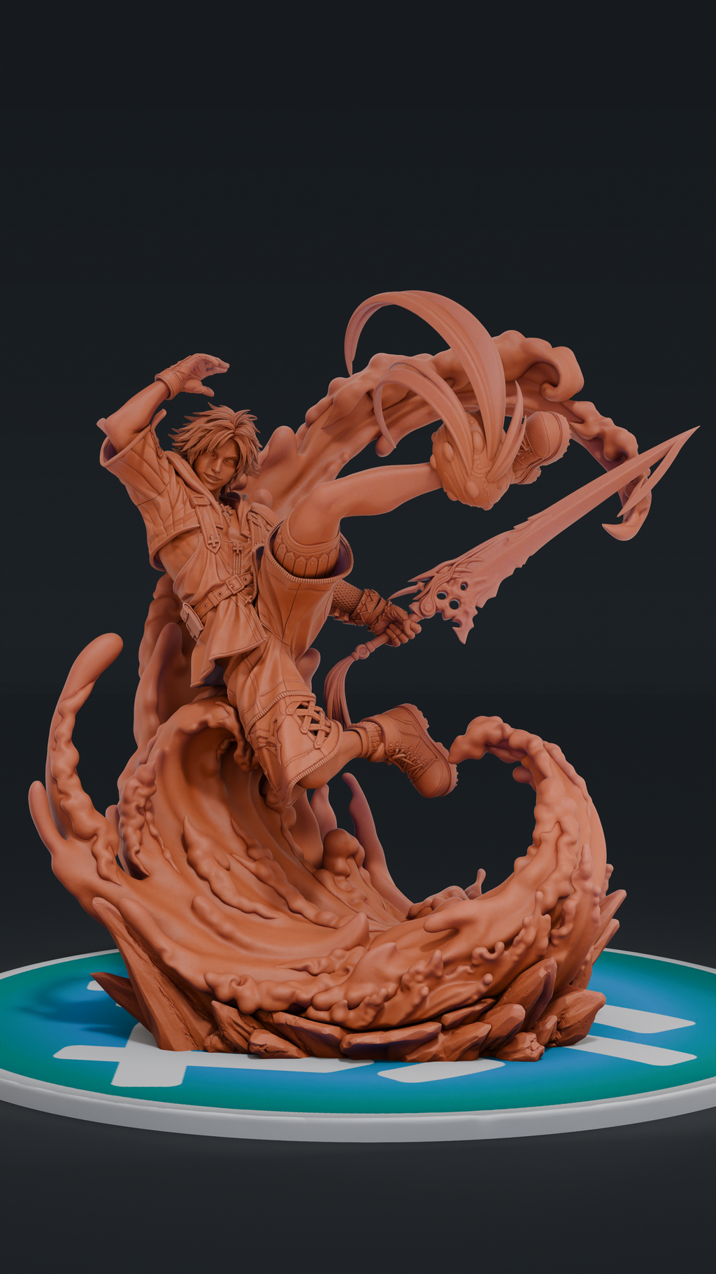 Tidus - Final Fantasy X | Custom Statue 3D printed figure