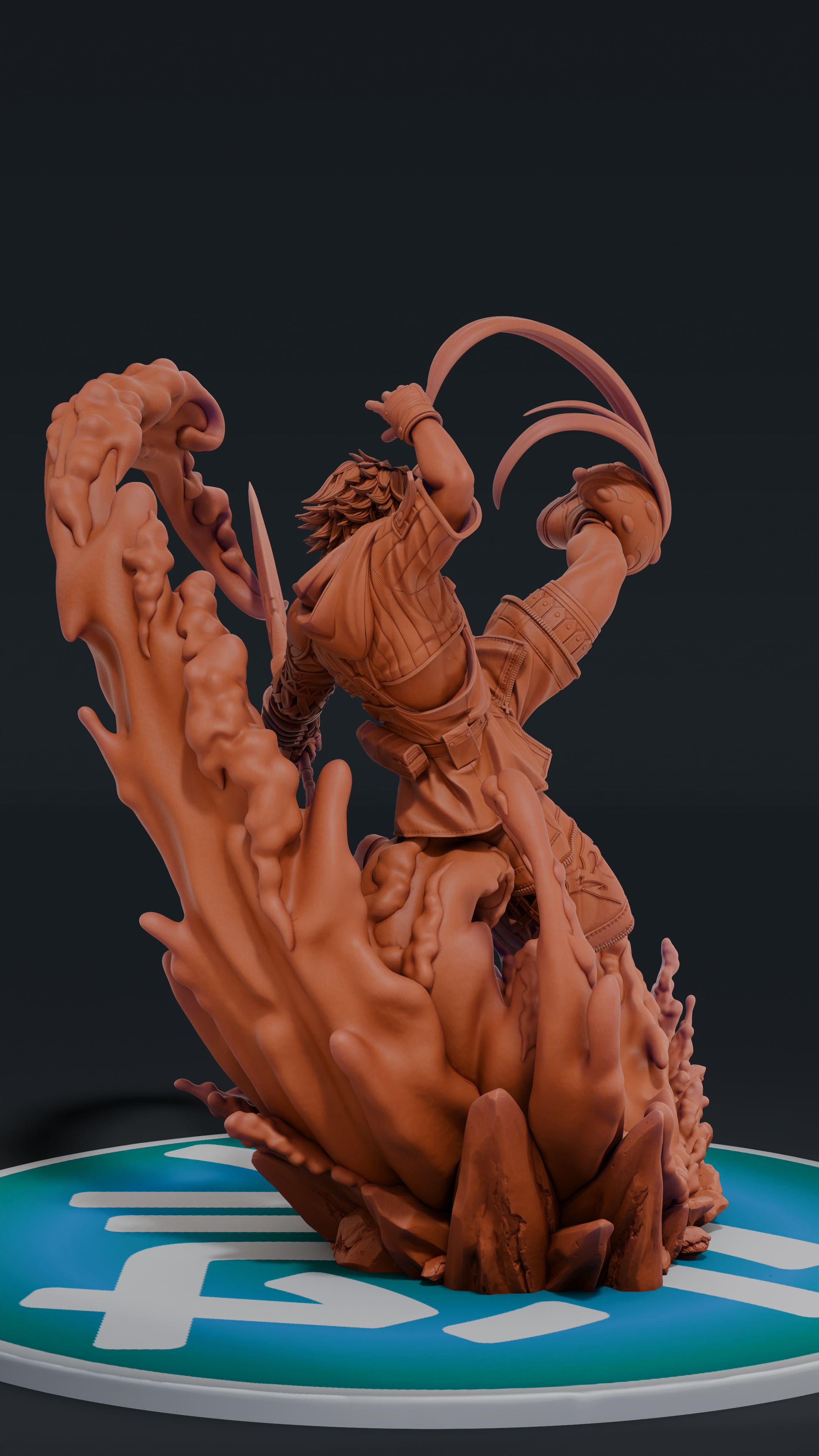 Tidus - Final Fantasy X | Custom Statue 3D printed figure