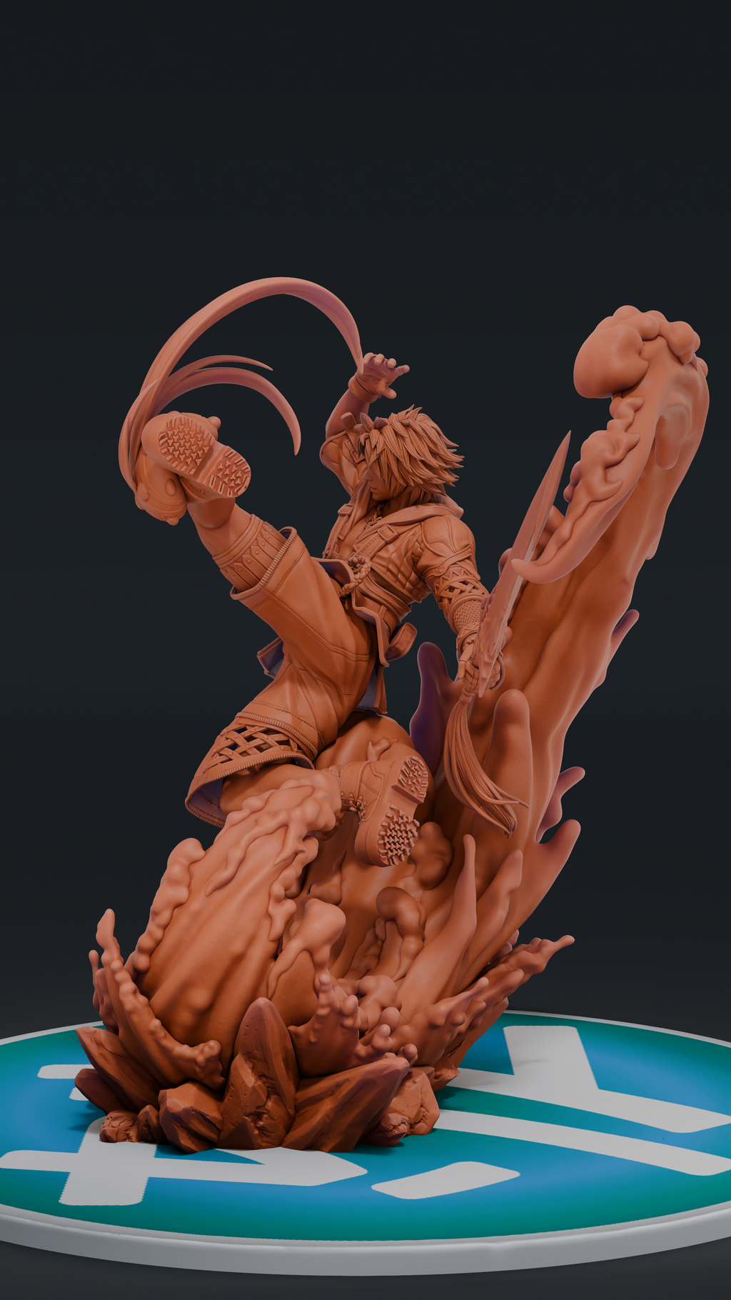 Tidus - Final Fantasy X | Custom Statue 3D printed figure
