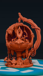 Hornet Diorama - Hollow Knight Silksong | Custom Statue 3D printed figure