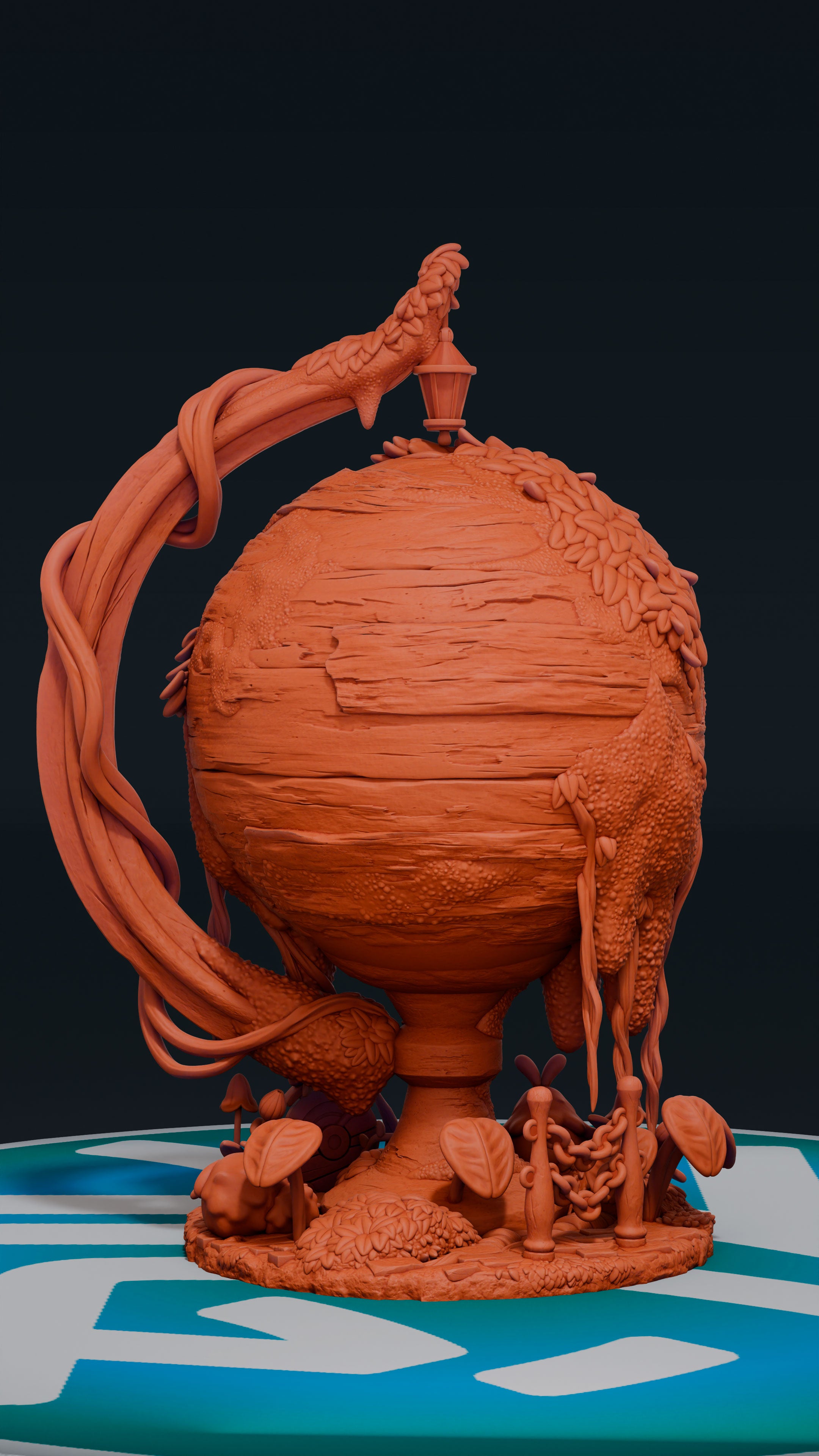 Hornet Diorama - Hollow Knight Silksong | Custom Statue 3D printed figure