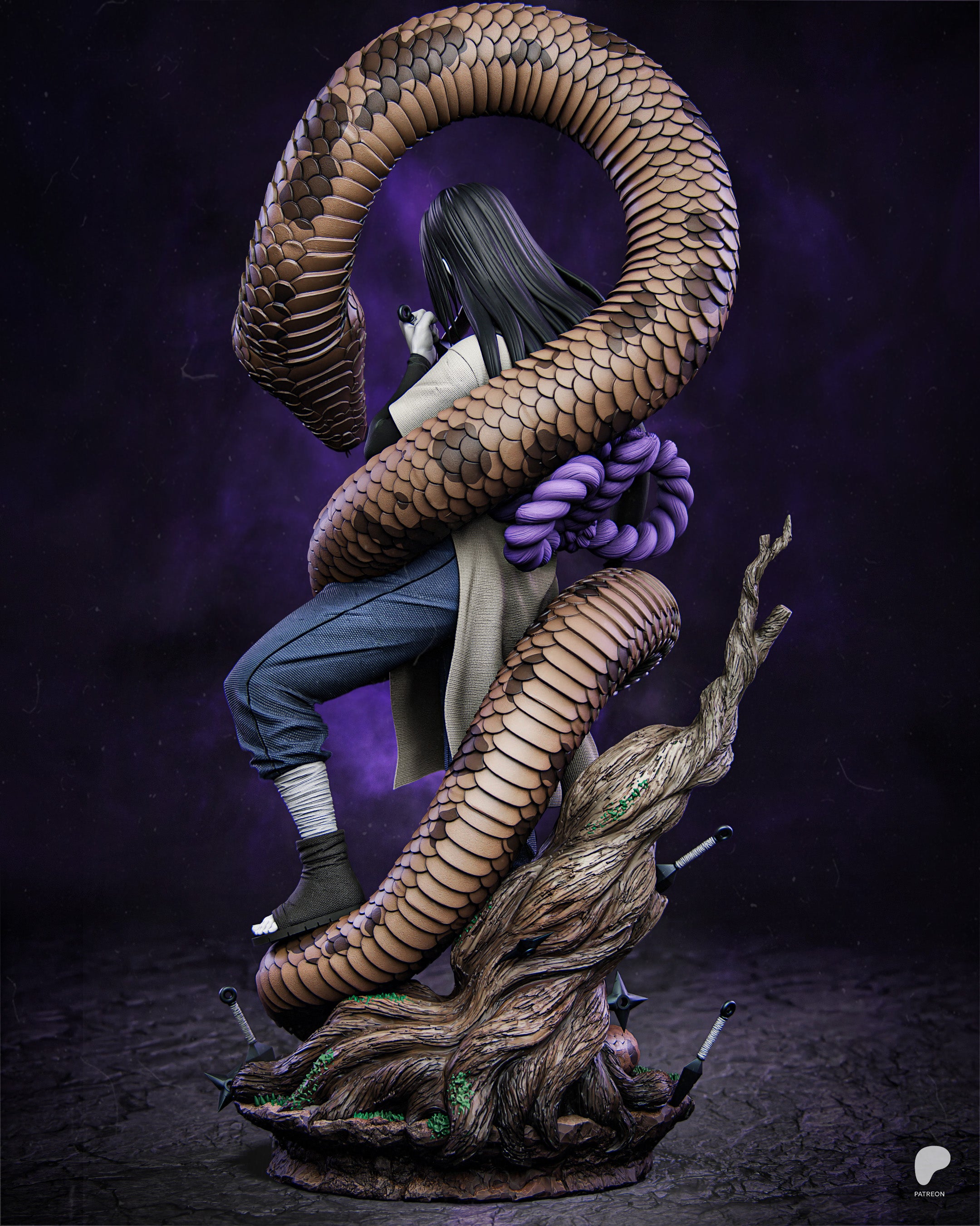 Orochimaru - Naruto | Custom Statue 3D printed figure
