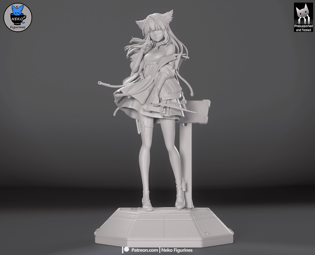 Perlica - Arknights Endfield | Custom Statue 3D printed figure