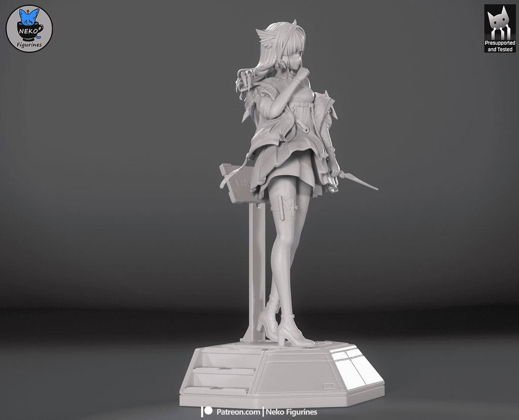 Perlica - Arknights Endfield | Custom Statue 3D printed figure