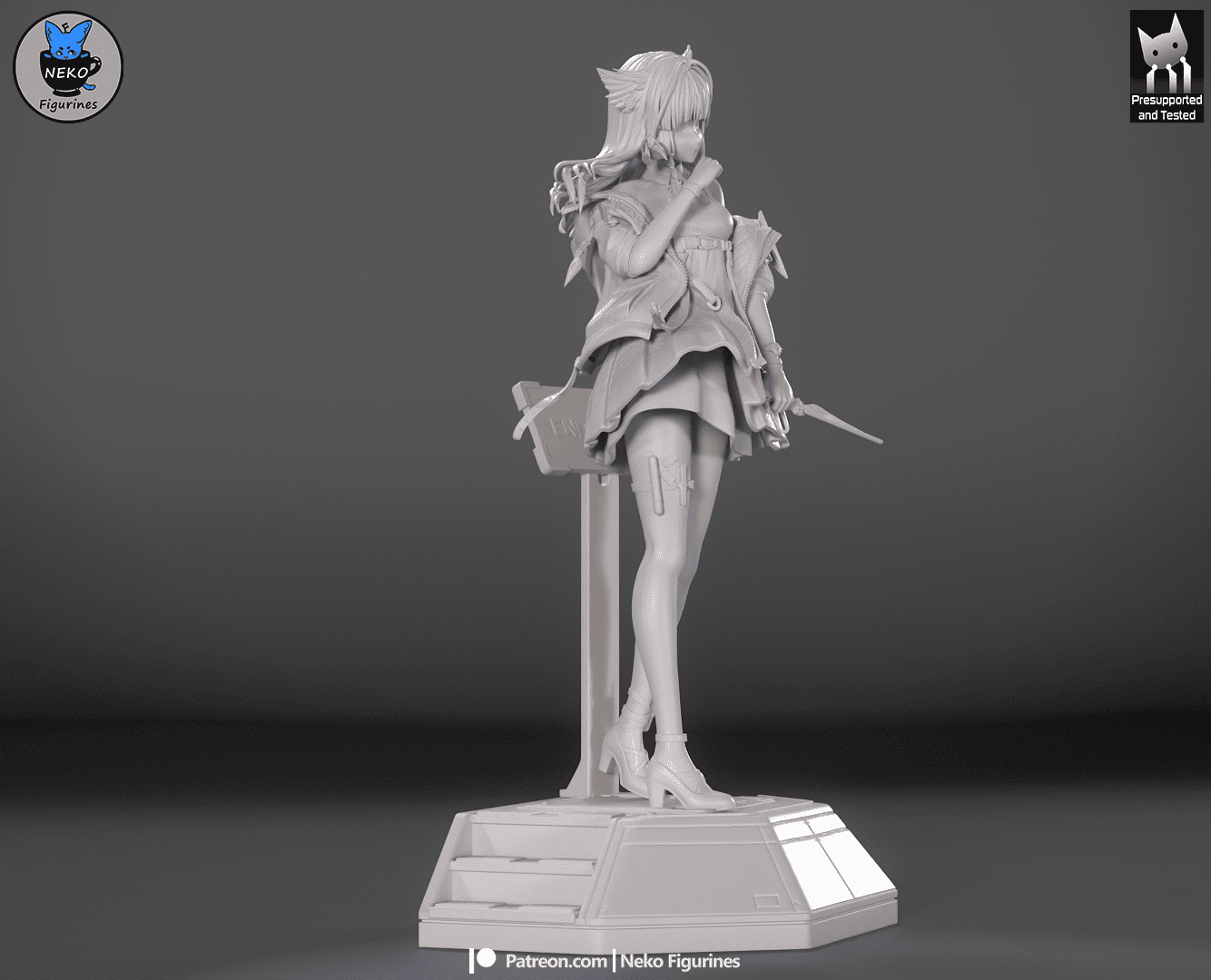 Perlica - Arknights Endfield | Custom Statue 3D printed figure
