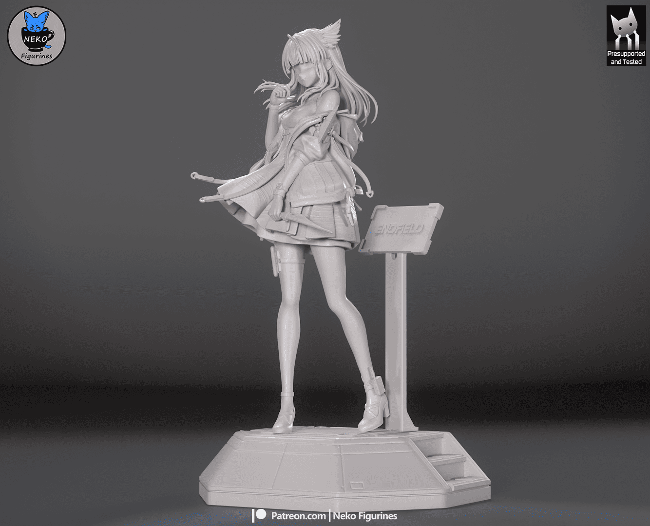 Perlica - Arknights Endfield | Custom Statue 3D printed figure