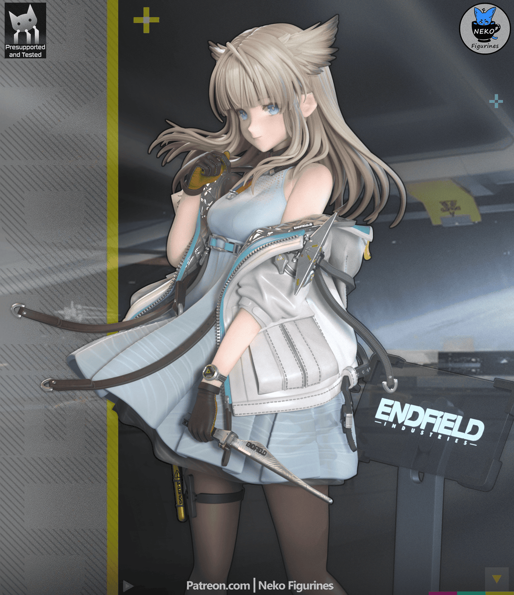 Perlica - Arknights Endfield | Custom Statue 3D printed figure