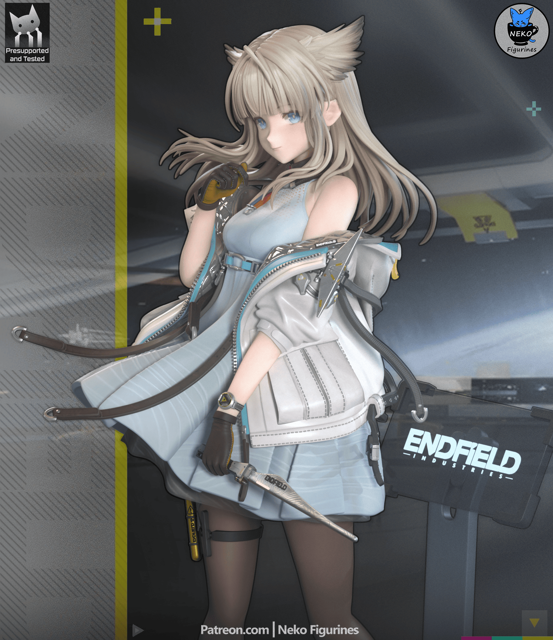 Perlica - Arknights Endfield | Custom Statue 3D printed figure
