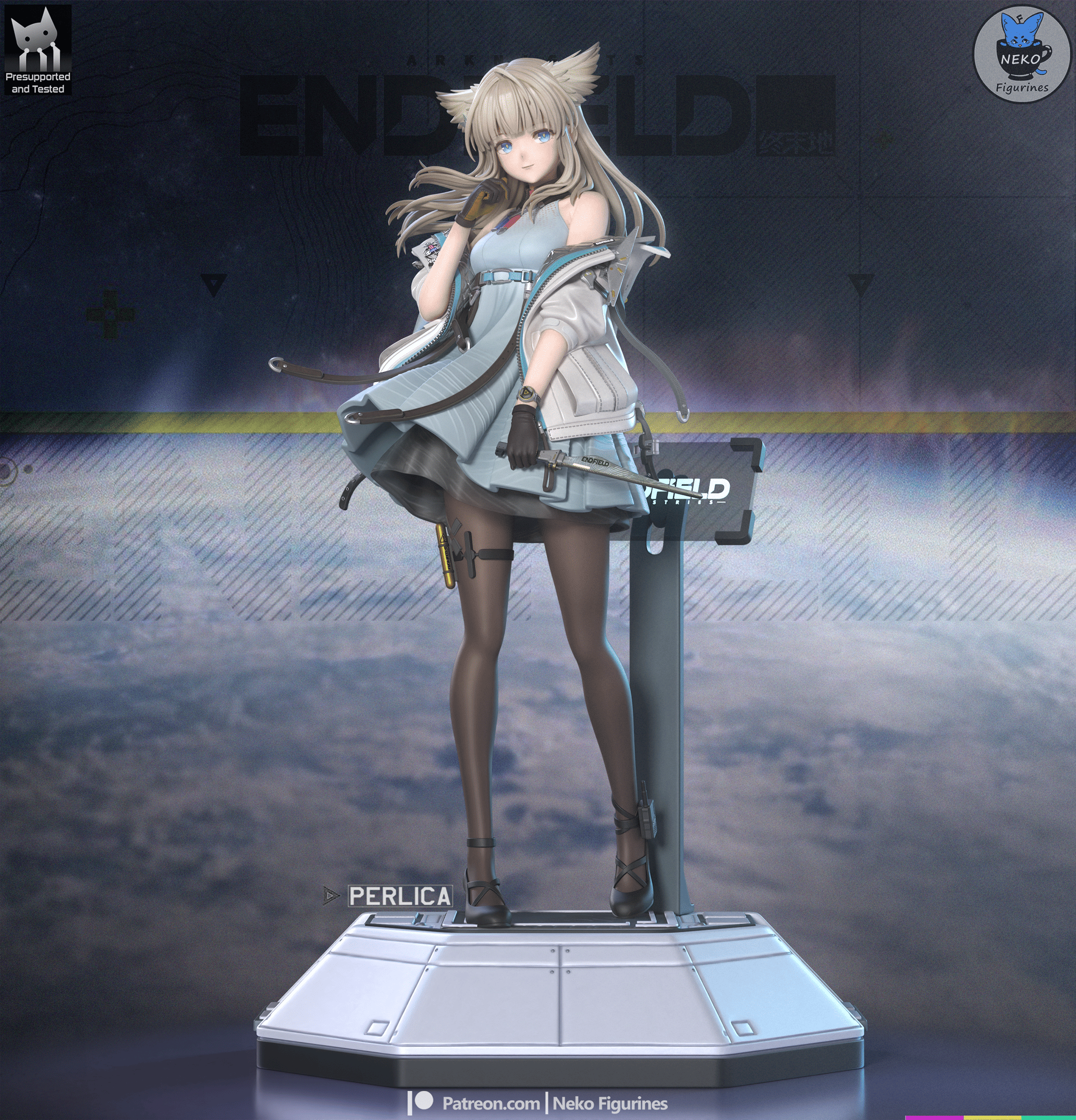 Perlica - Arknights Endfield | Custom Statue 3D printed figure