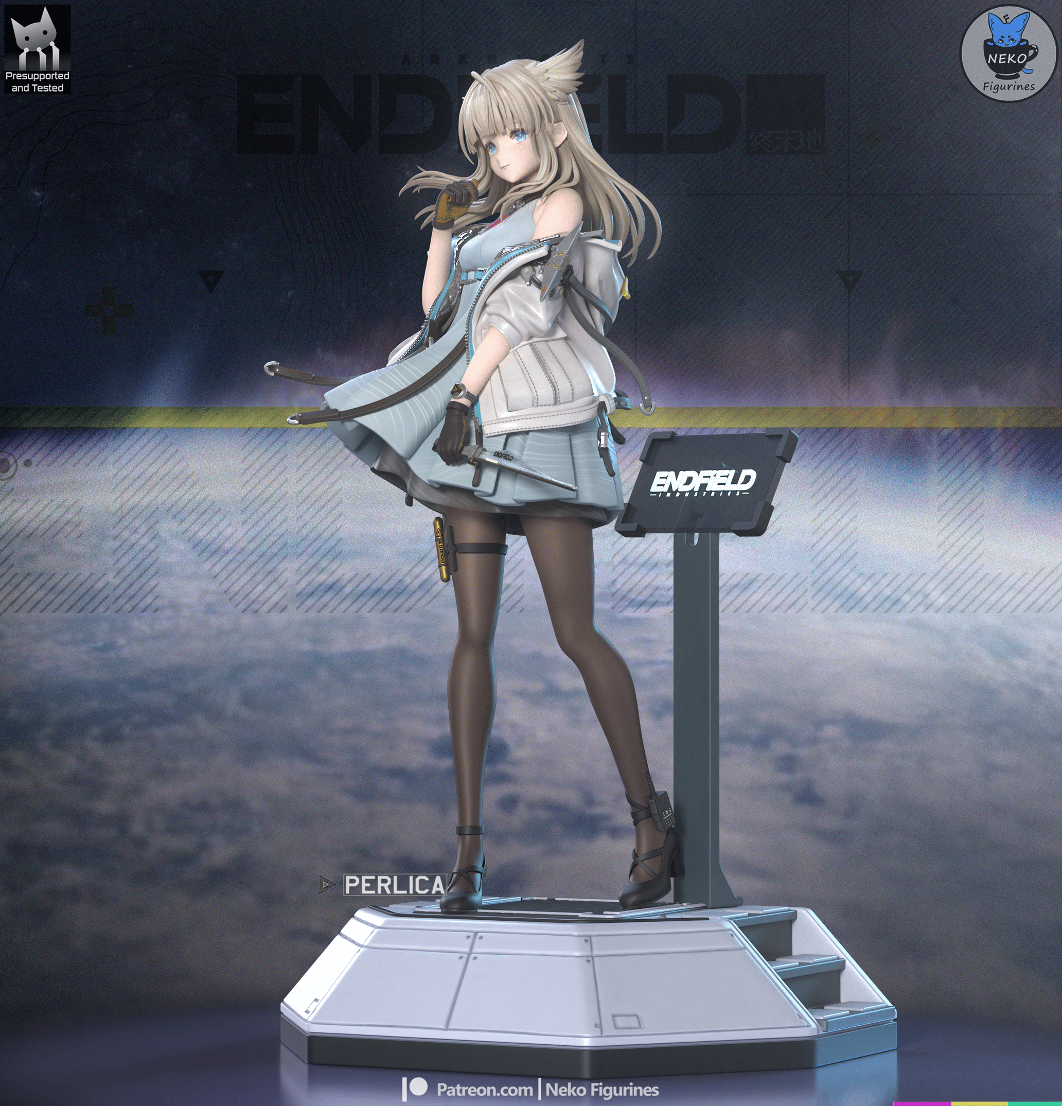 Perlica - Arknights Endfield | Custom Statue 3D printed figure