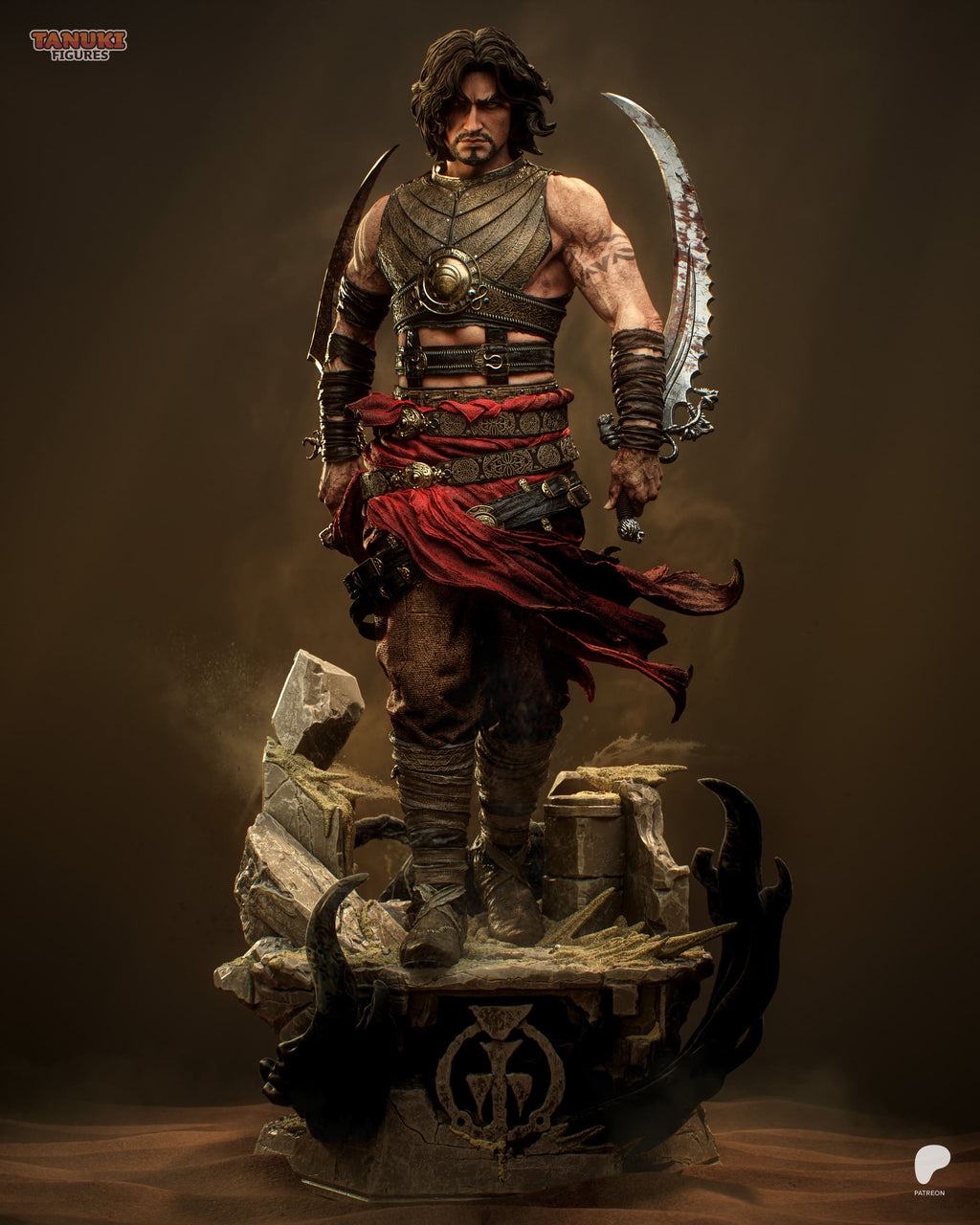 Prince - Prince of Persia | Custom Statue 3D printed figure