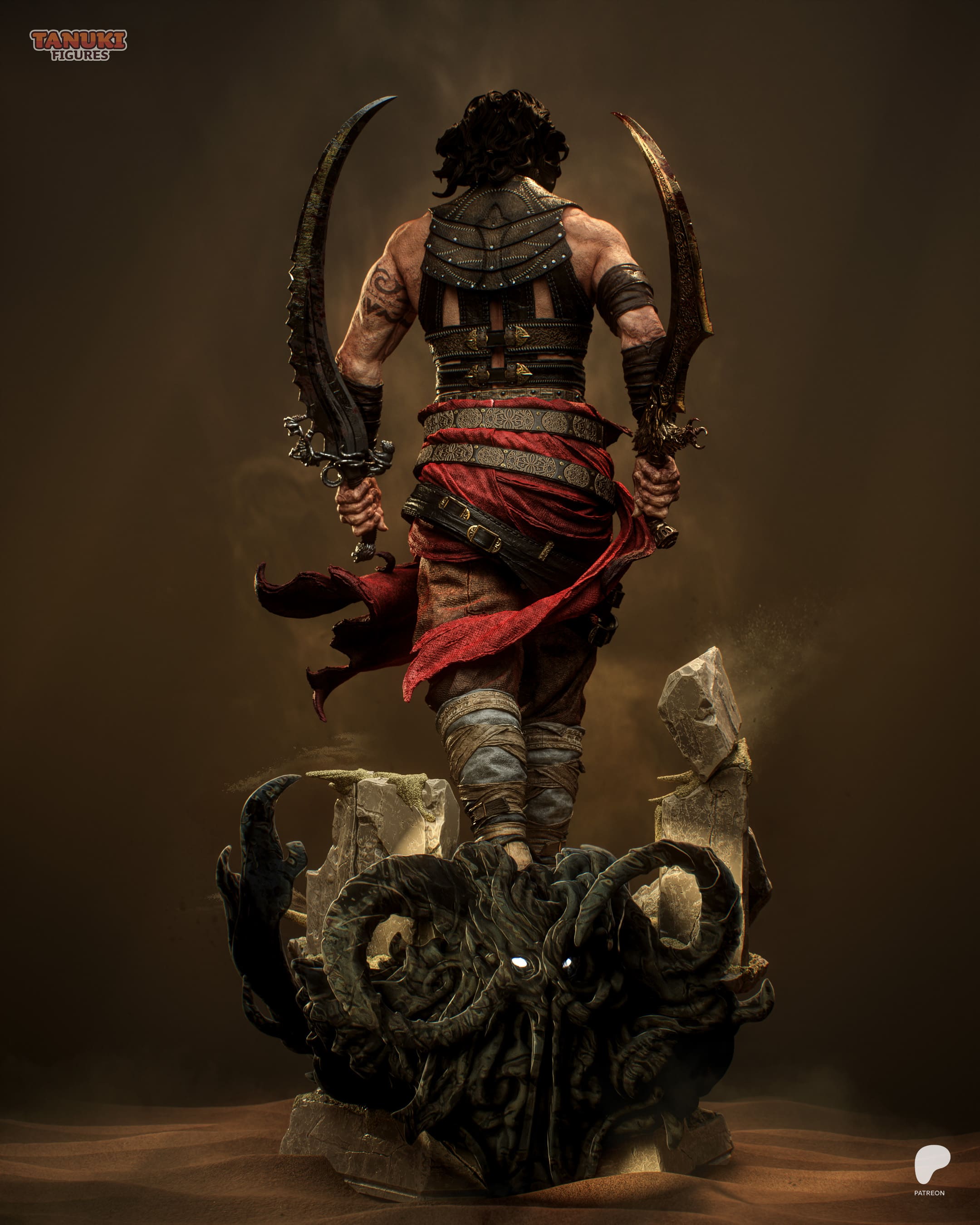 Prince - Prince of Persia | Custom Statue 3D printed figure