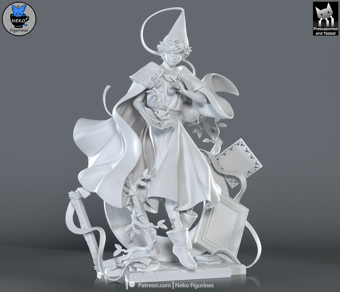 Qifrey - Witch Hat Atelier | Custom Statue 3D printed figure