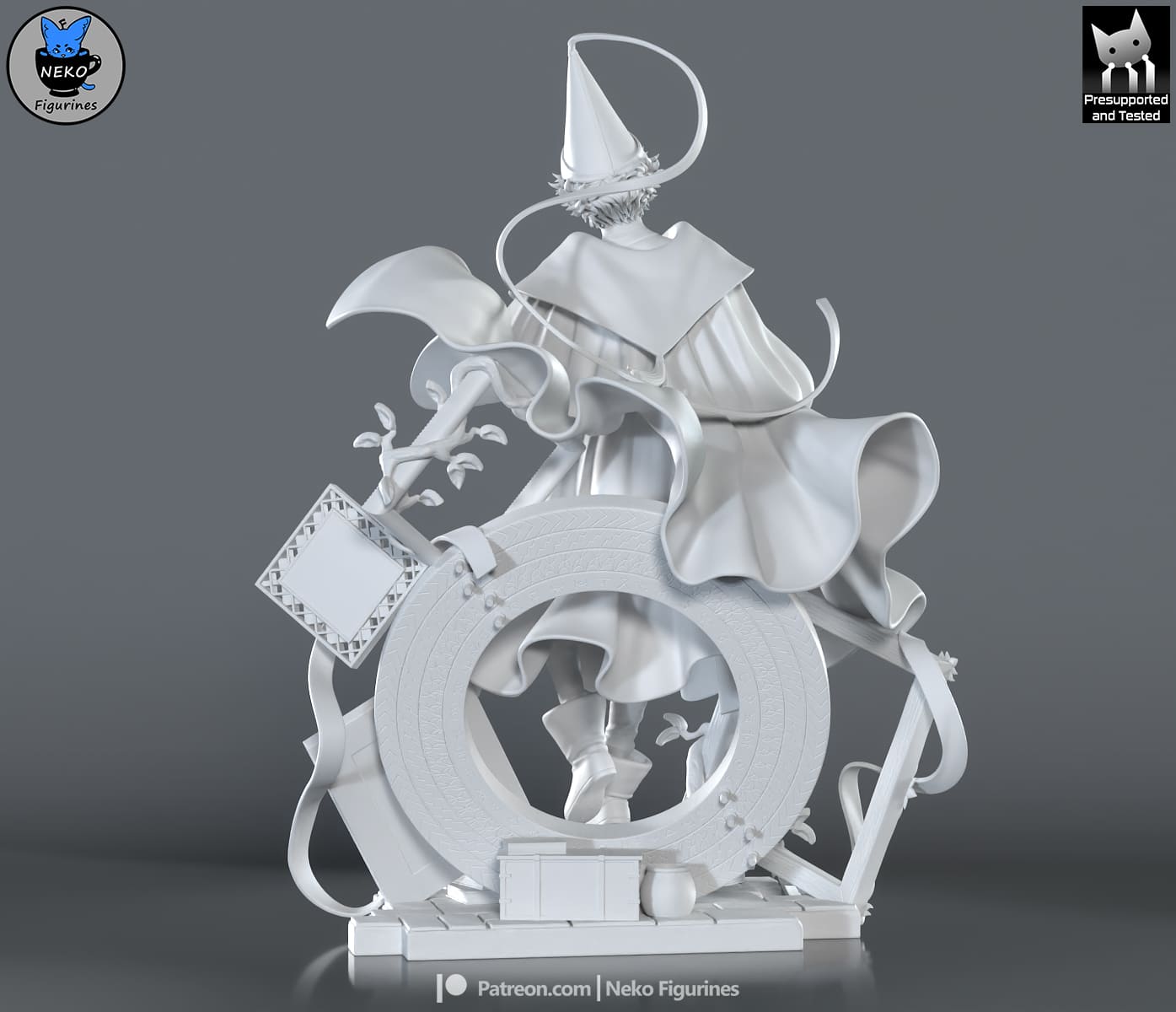 Qifrey - Witch Hat Atelier | Custom Statue 3D printed figure