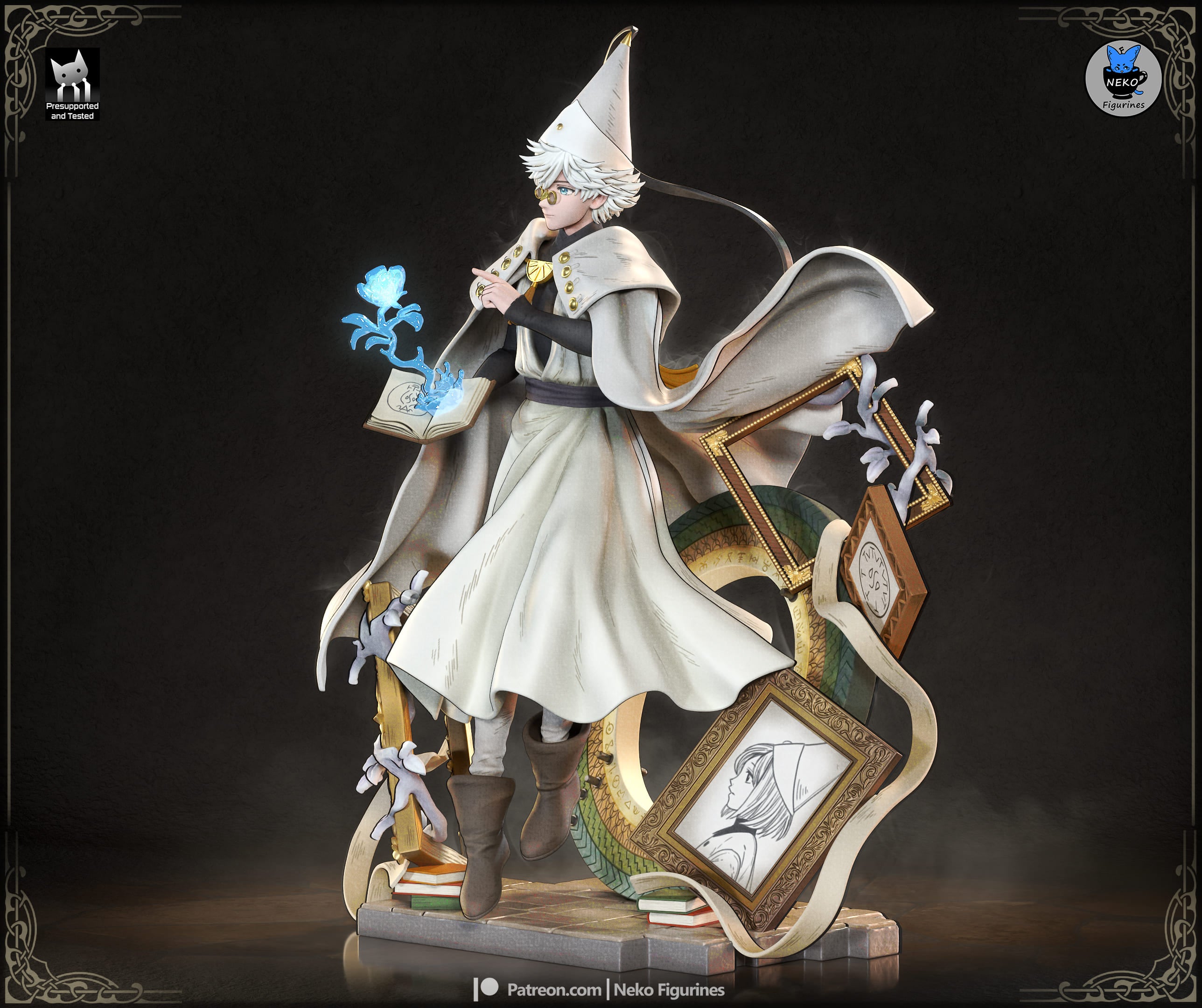 Qifrey - Witch Hat Atelier | Custom Statue 3D printed figure