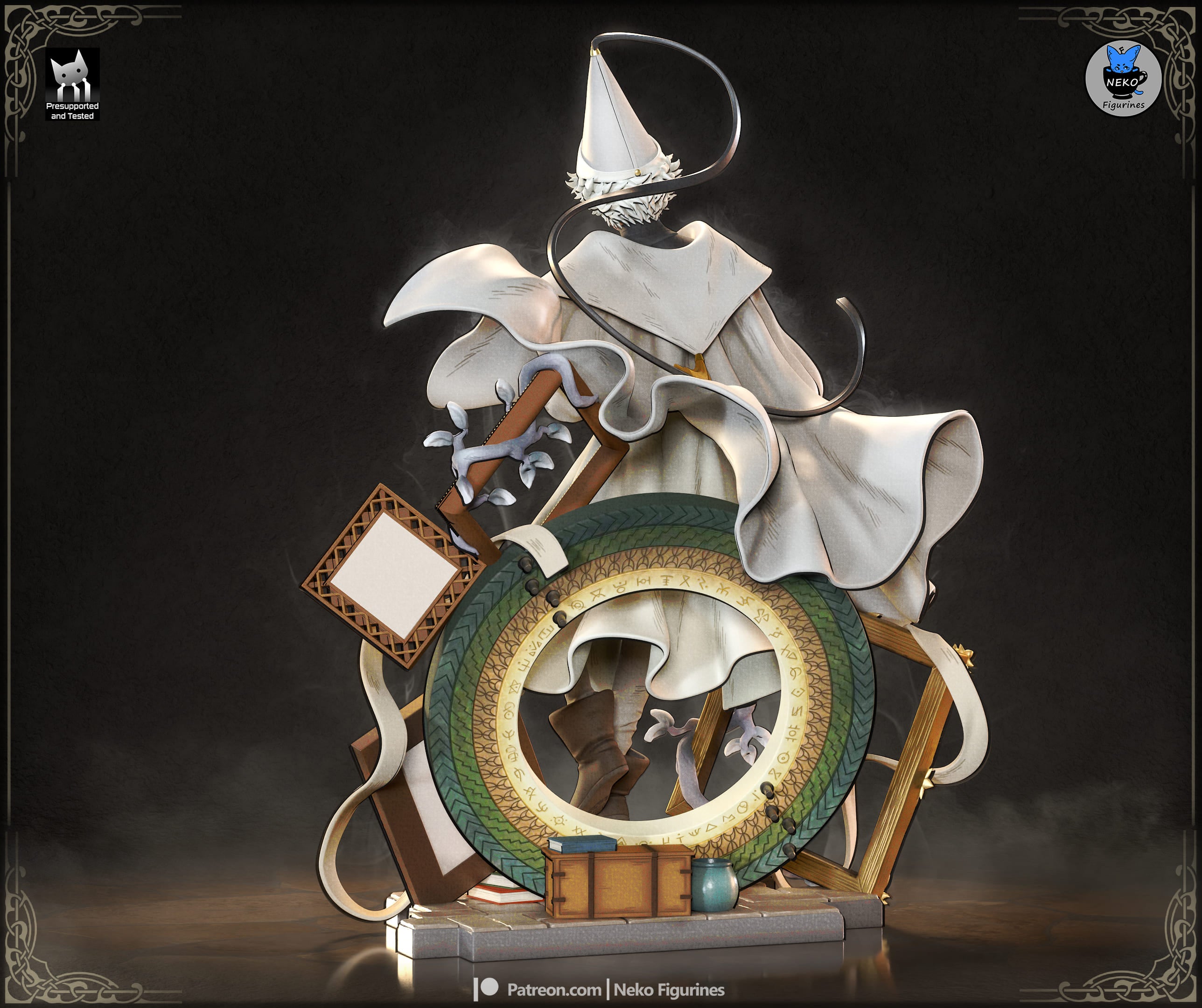 Qifrey - Witch Hat Atelier | Custom Statue 3D printed figure