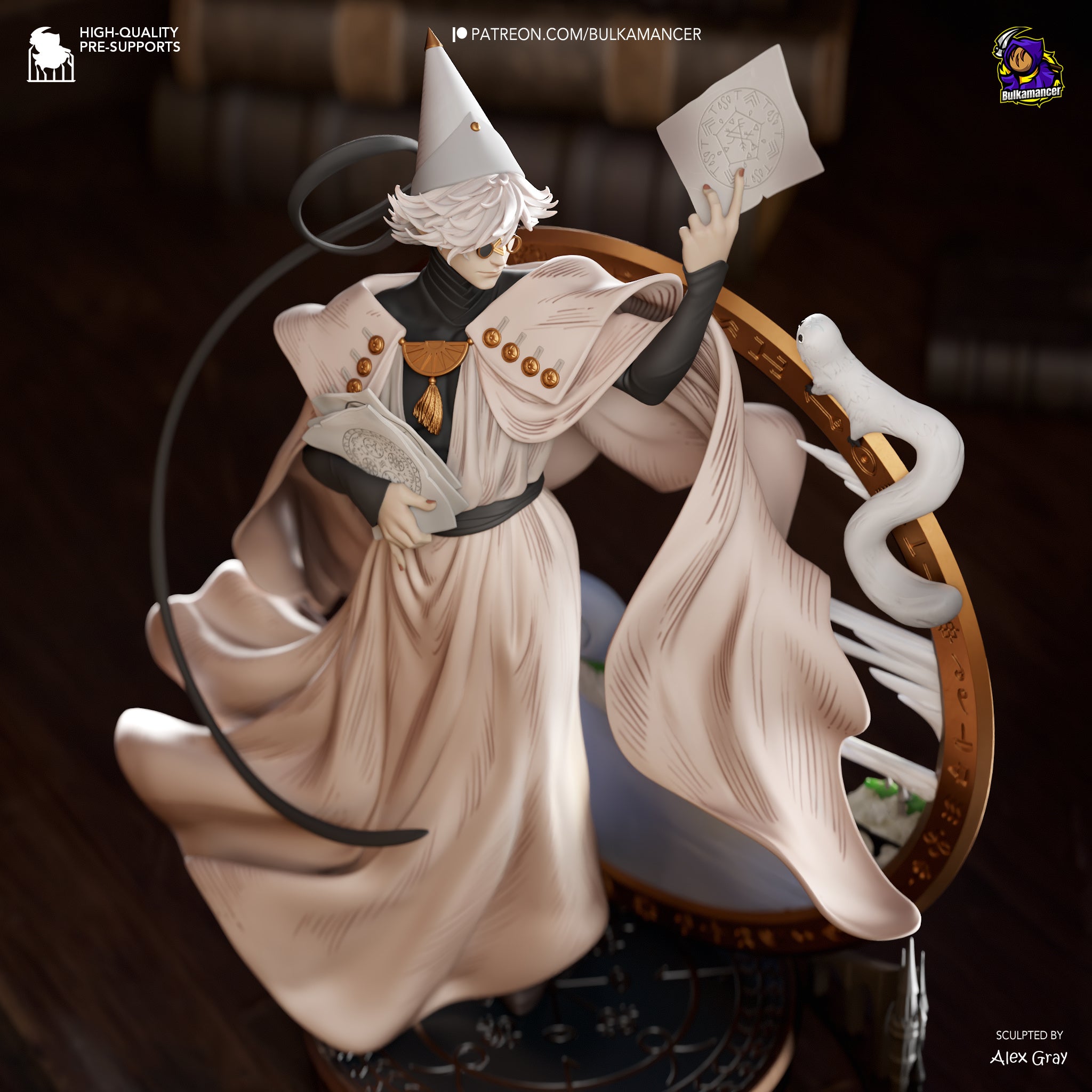 Qifrey - Witch Hat Atelier | Custom Statue 3D printed figure